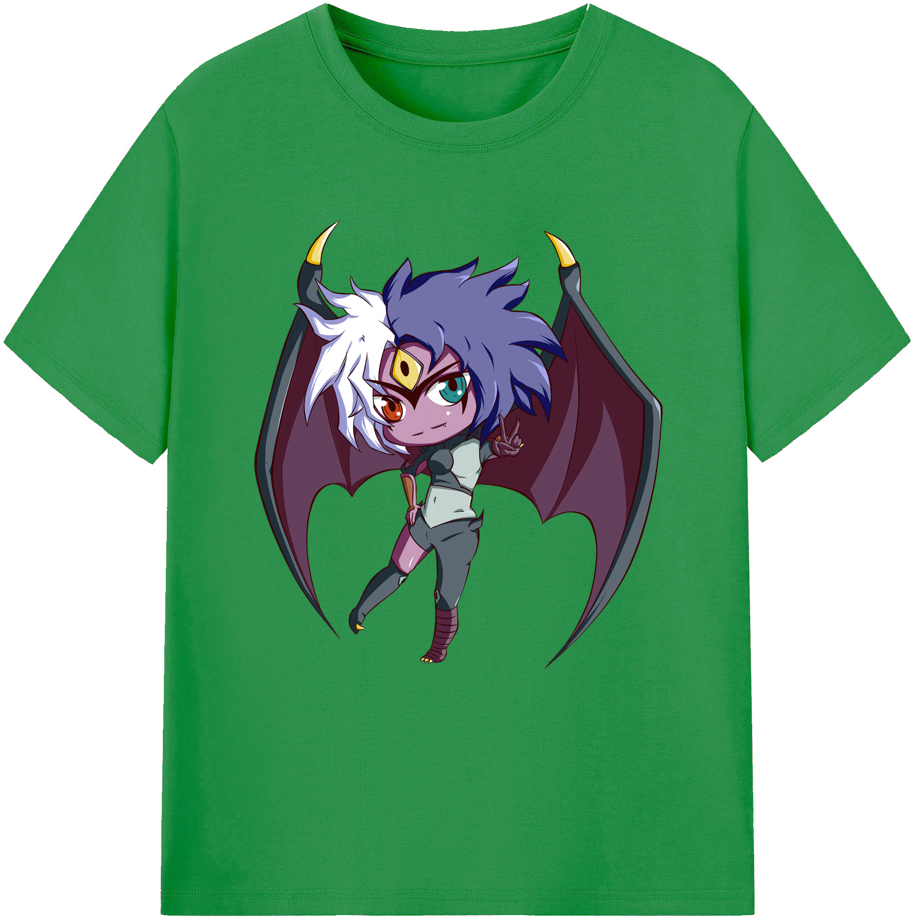 （画像用） 遊☆戯☆王 Yu-Gi-Oh! レディースカジュアルプリントTシャツ（綿100％）