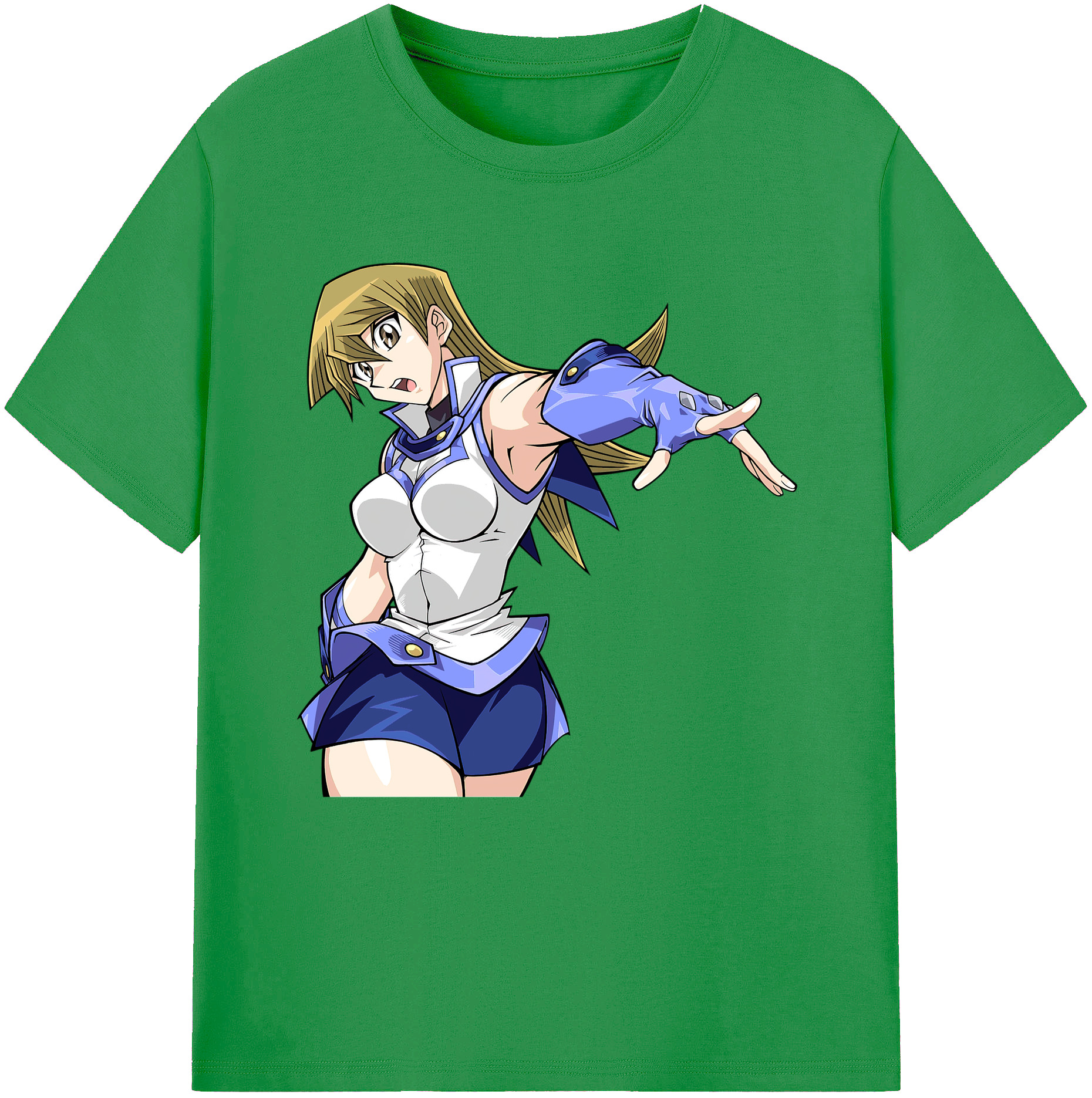 （画像用） 遊☆戯☆王 Yu-Gi-Oh! レディースカジュアルプリントTシャツ（綿100％）