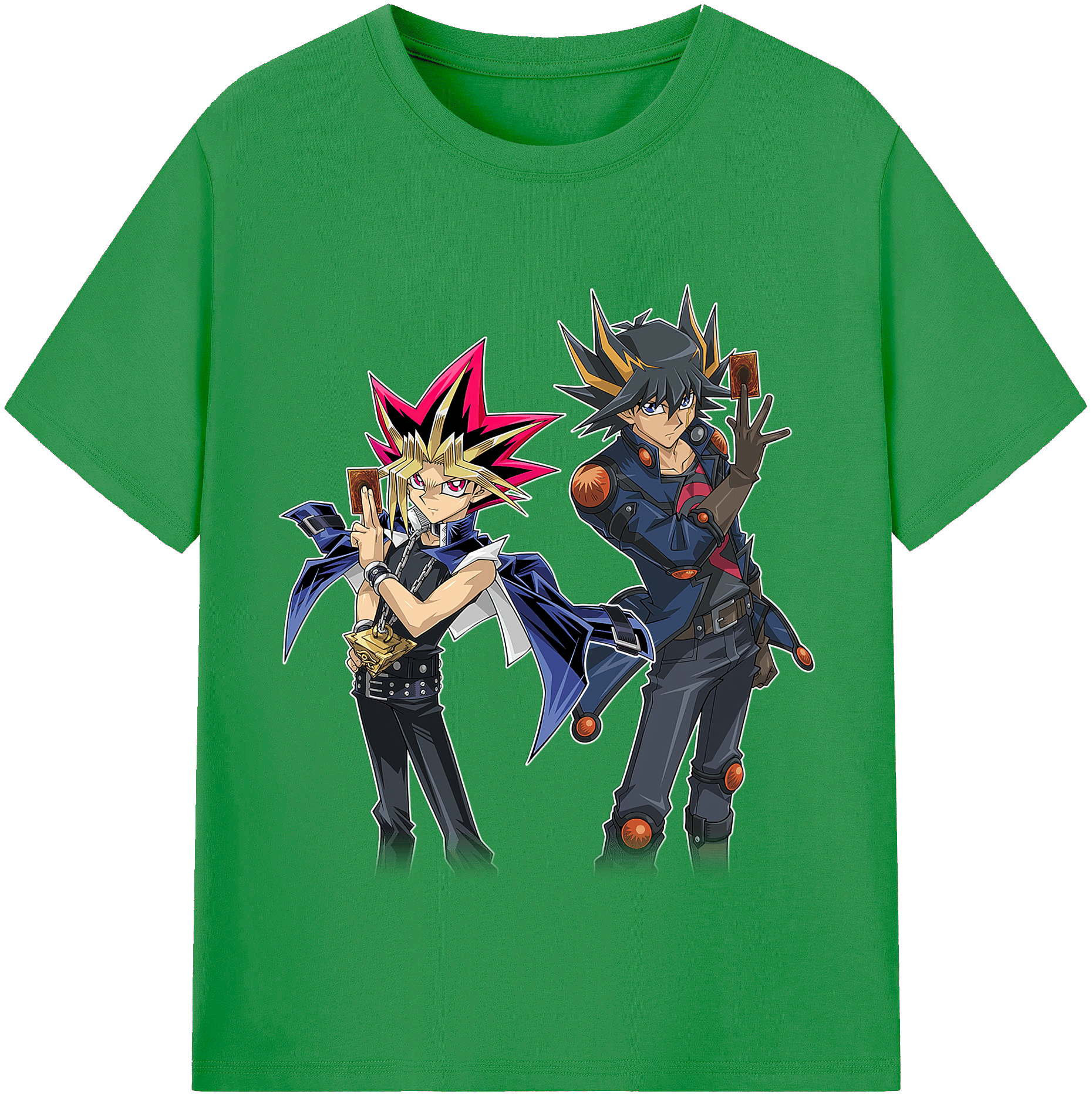 （画像用） 遊☆戯☆王 Yu-Gi-Oh! レディースカジュアルプリントTシャツ（綿100％）