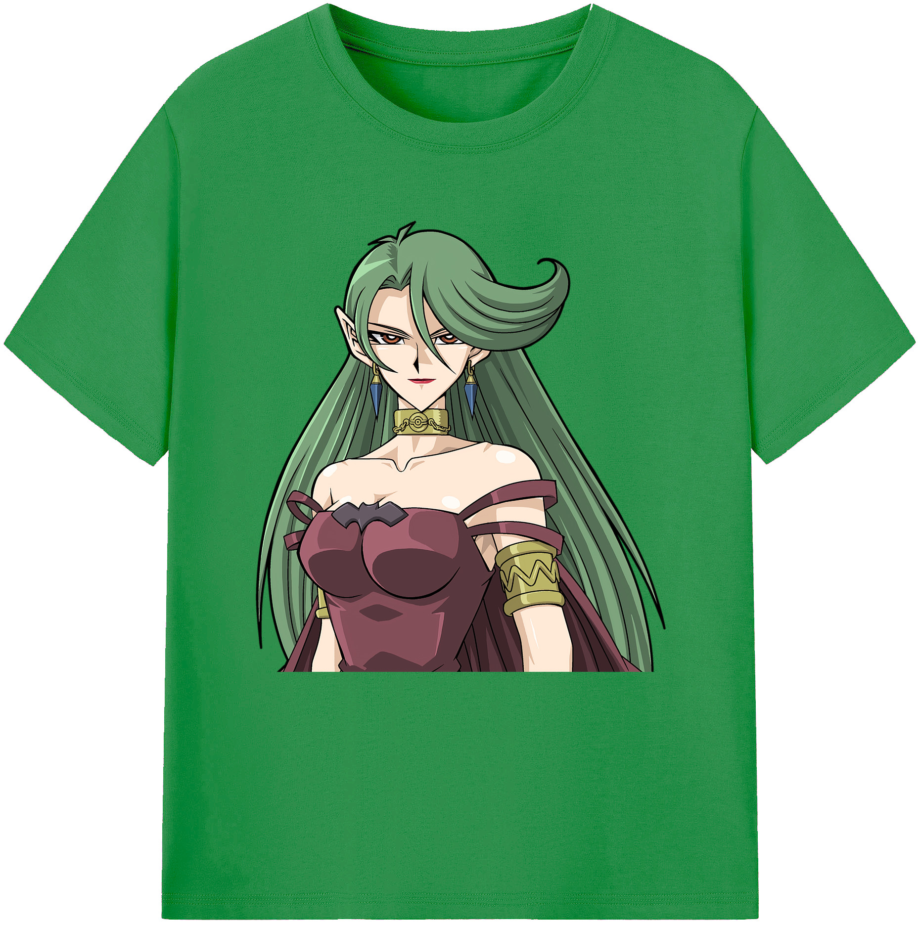 （画像用） 遊☆戯☆王 Yu-Gi-Oh! レディースカジュアルプリントTシャツ（綿100％）