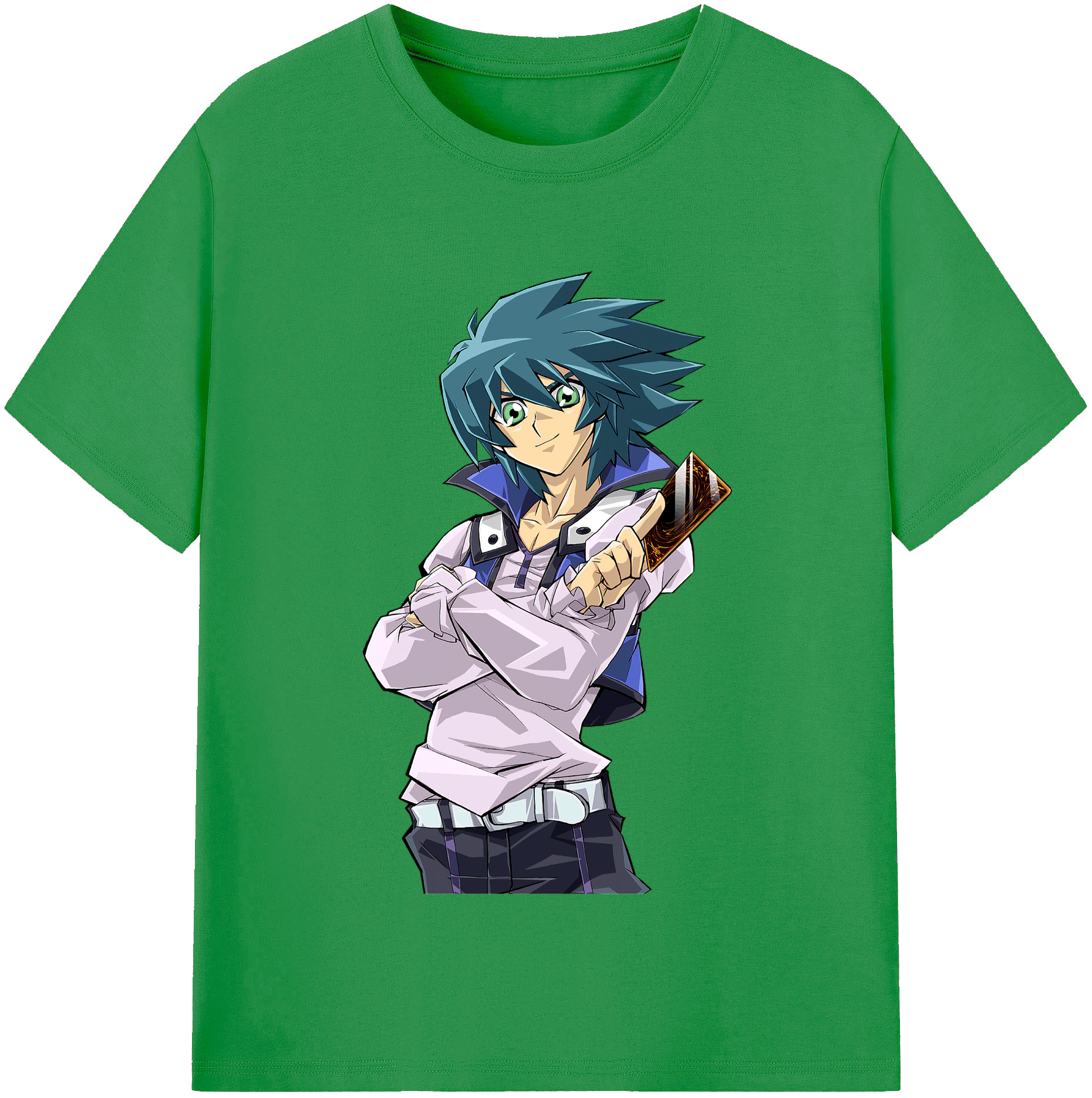 （画像用） 遊☆戯☆王 Yu-Gi-Oh! レディースカジュアルプリントTシャツ（綿100％）