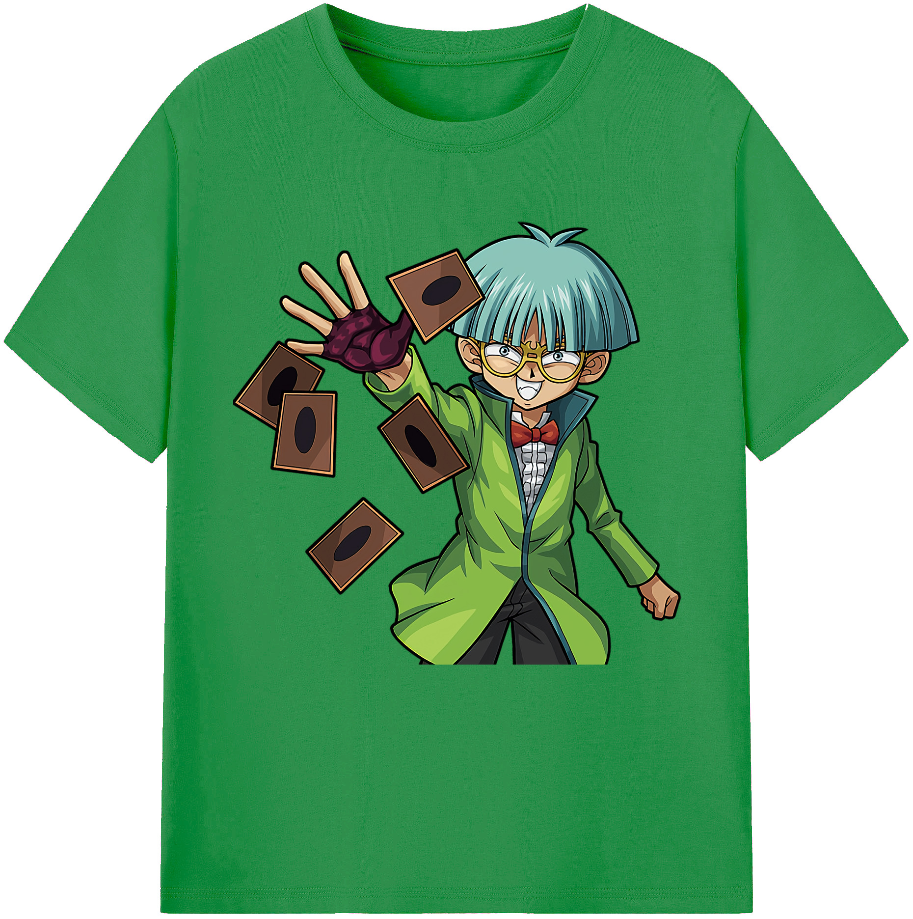 （画像用） 遊☆戯☆王 Yu-Gi-Oh! レディースカジュアルプリントTシャツ（綿100％）