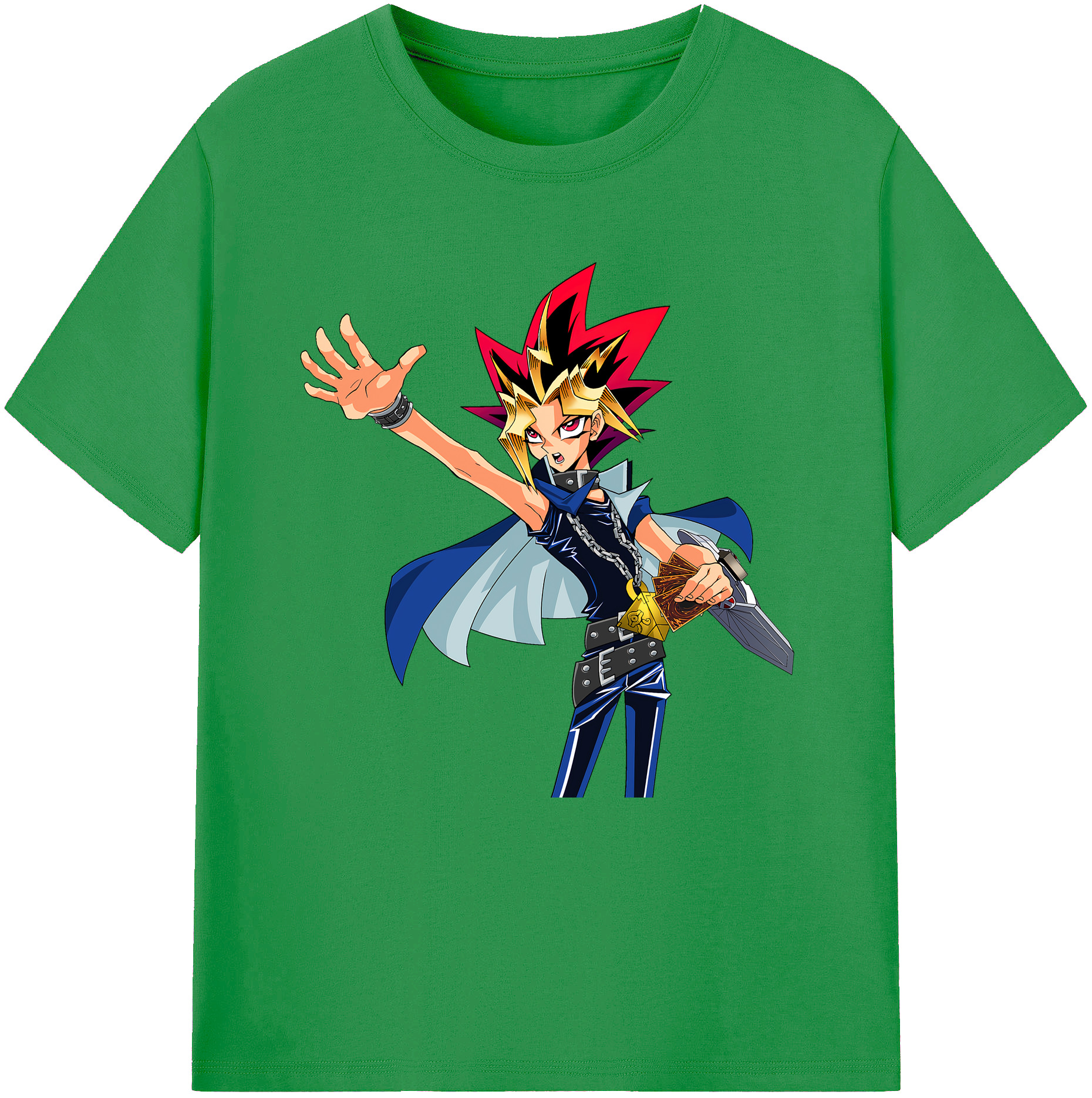（画像用） 遊☆戯☆王 Yu-Gi-Oh! レディースカジュアルプリントTシャツ（綿100％）