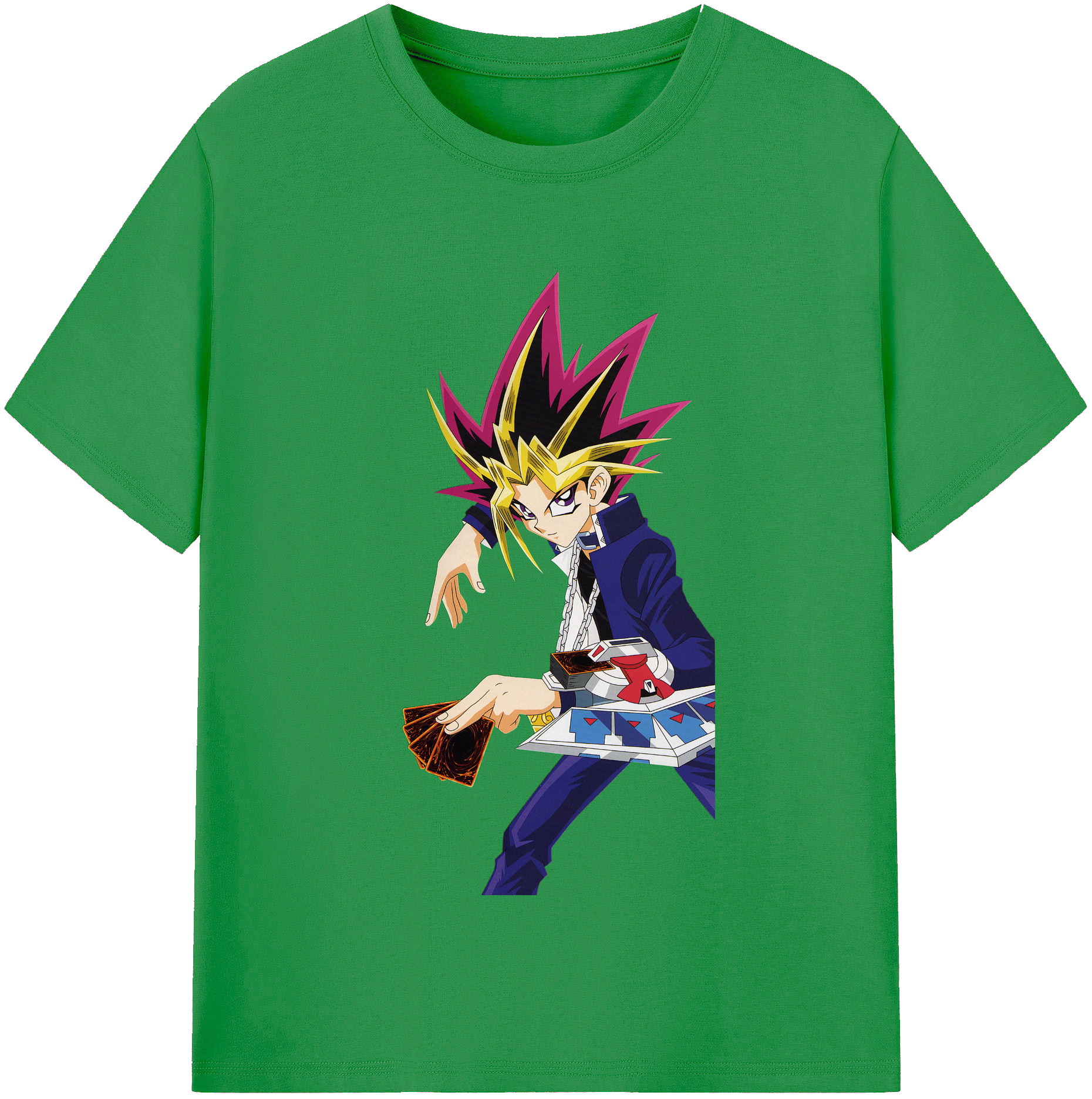 （画像用） 遊☆戯☆王 Yu-Gi-Oh! レディースカジュアルプリントTシャツ（綿100％）