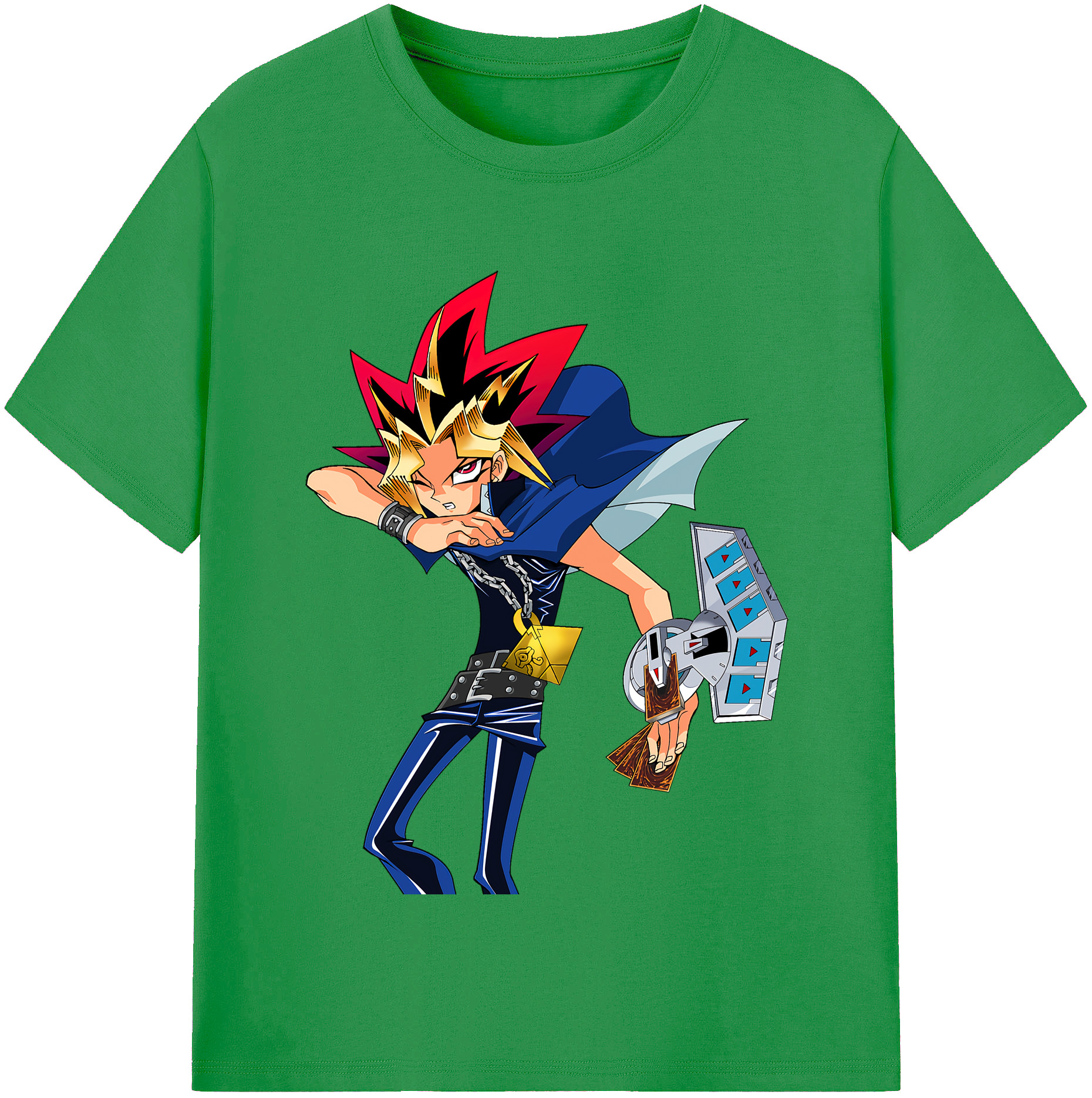 （画像用） 遊☆戯☆王 Yu-Gi-Oh! レディースカジュアルプリントTシャツ（綿100％）