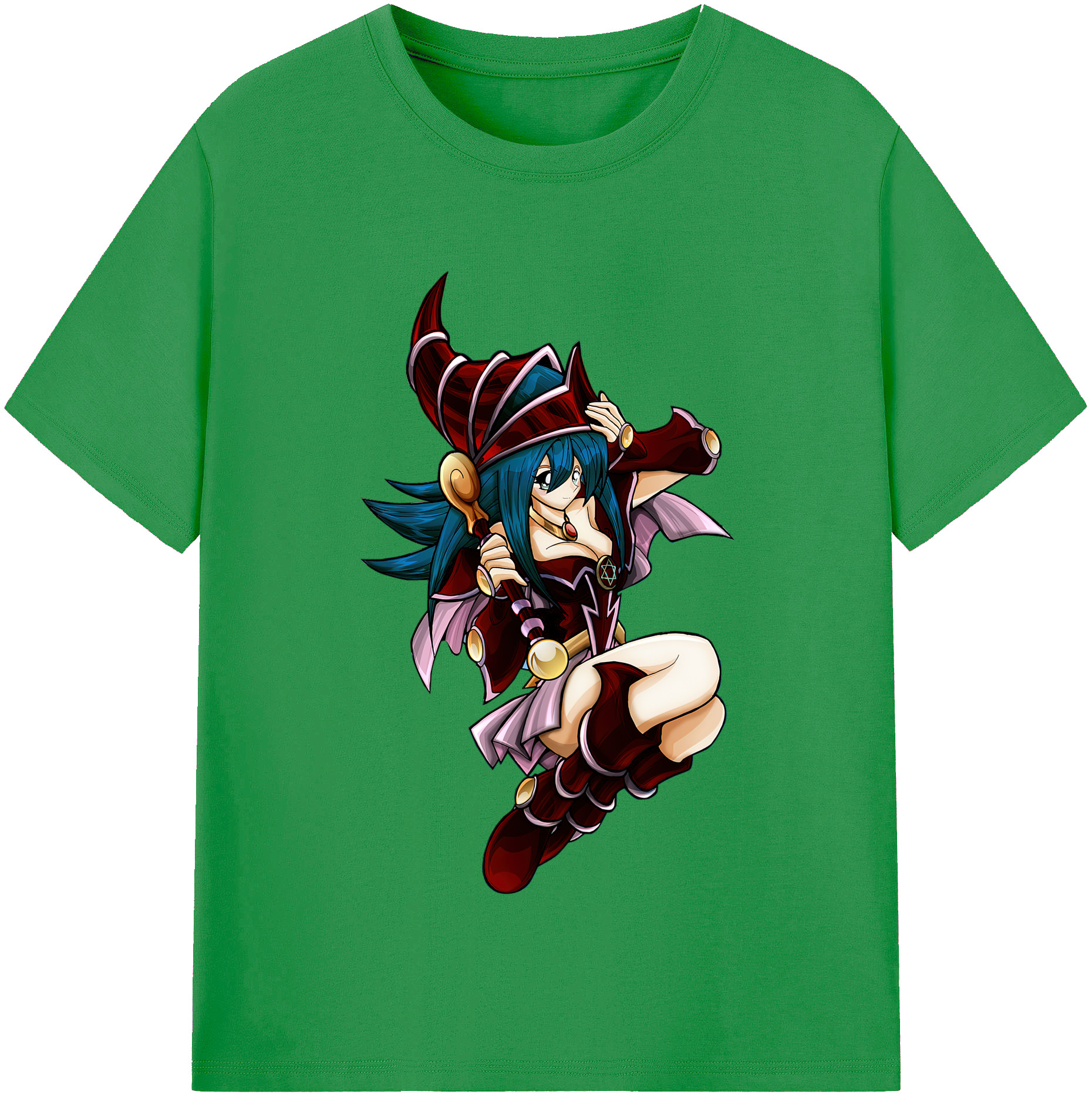 （画像用） 遊☆戯☆王 Yu-Gi-Oh! レディースカジュアルプリントTシャツ（綿100％）