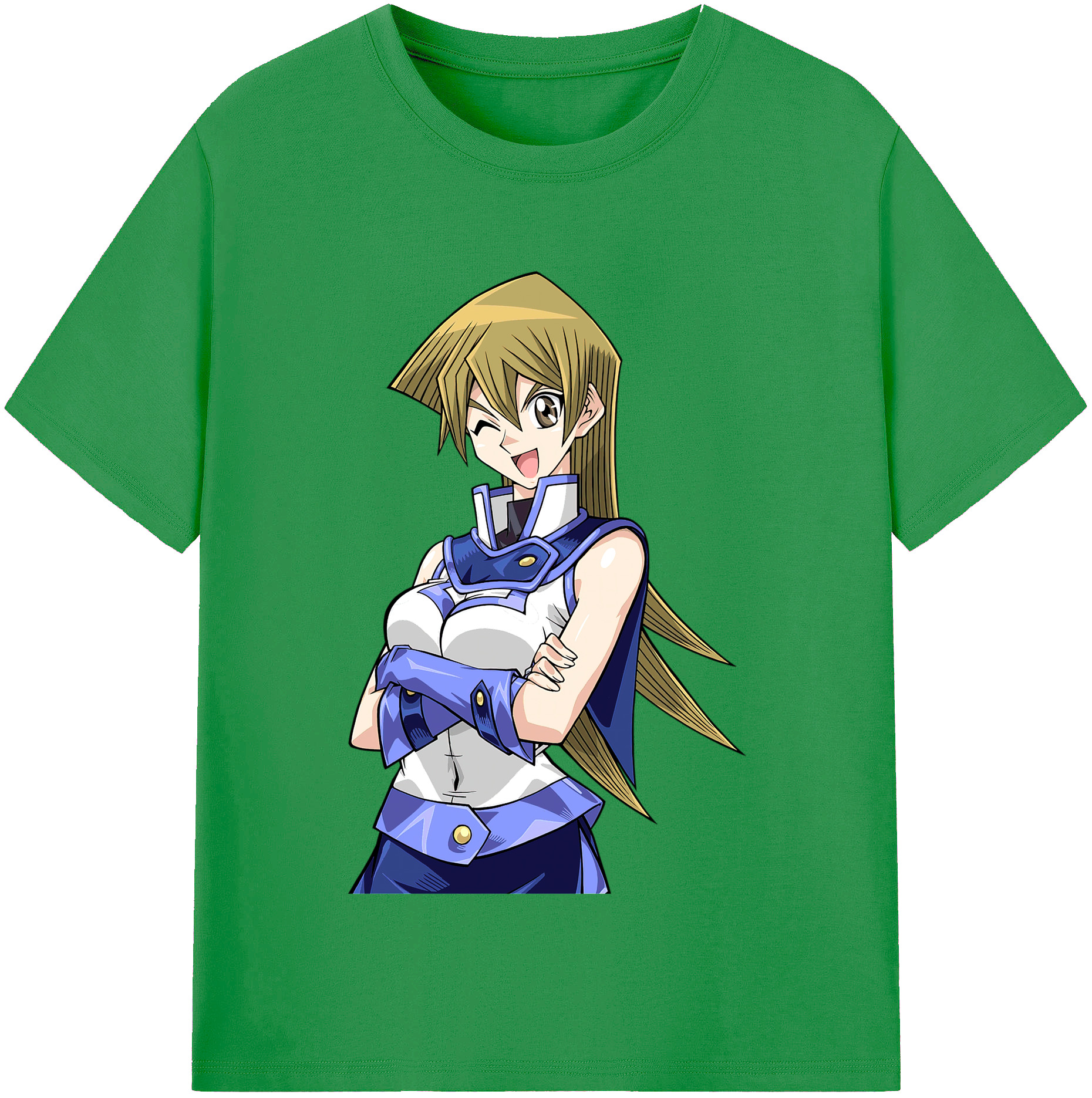 （画像用） 遊☆戯☆王 Yu-Gi-Oh! レディースカジュアルプリントTシャツ（綿100％）
