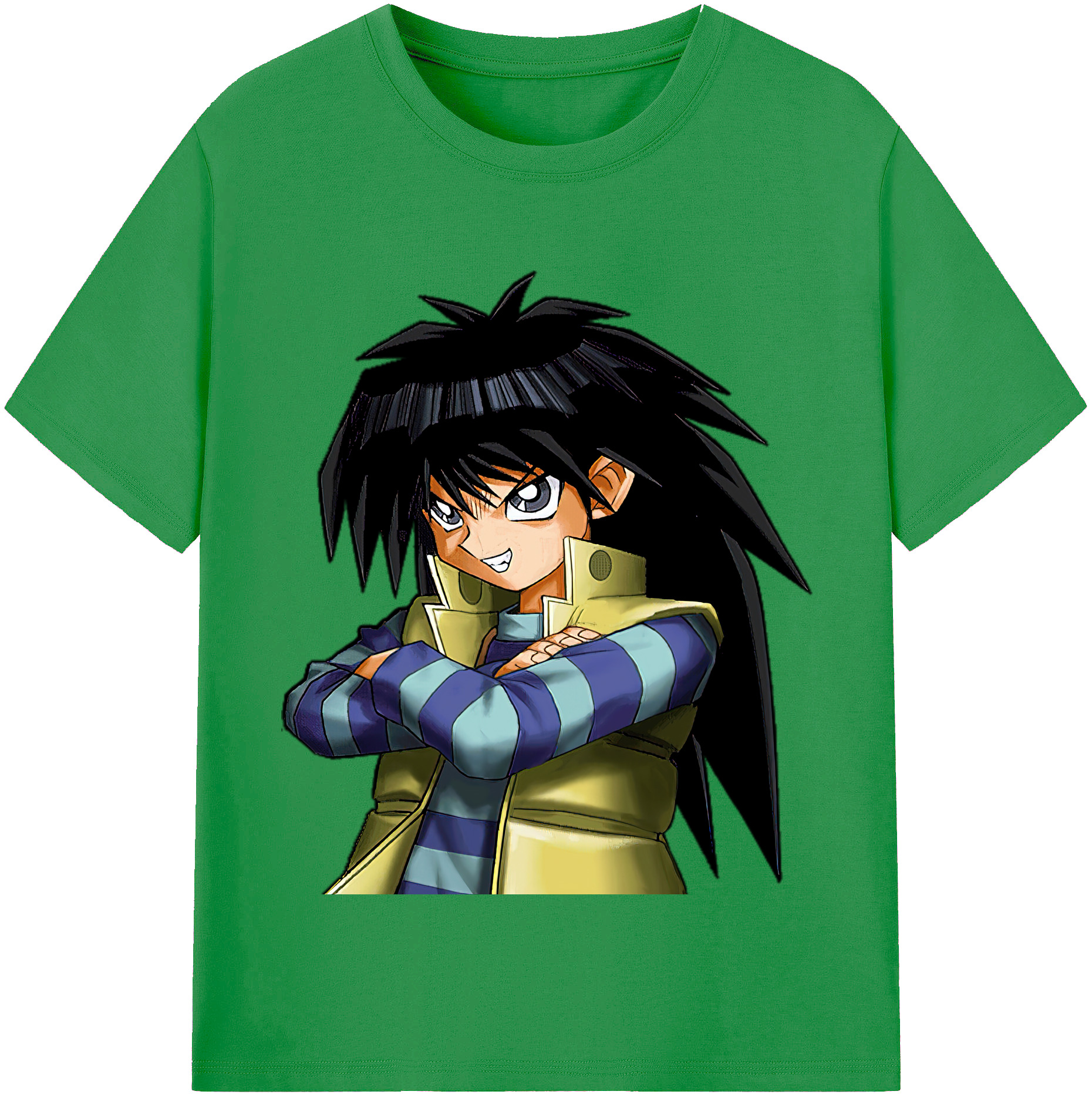 （画像用） 遊☆戯☆王 Yu-Gi-Oh! レディースカジュアルプリントTシャツ（綿100％）