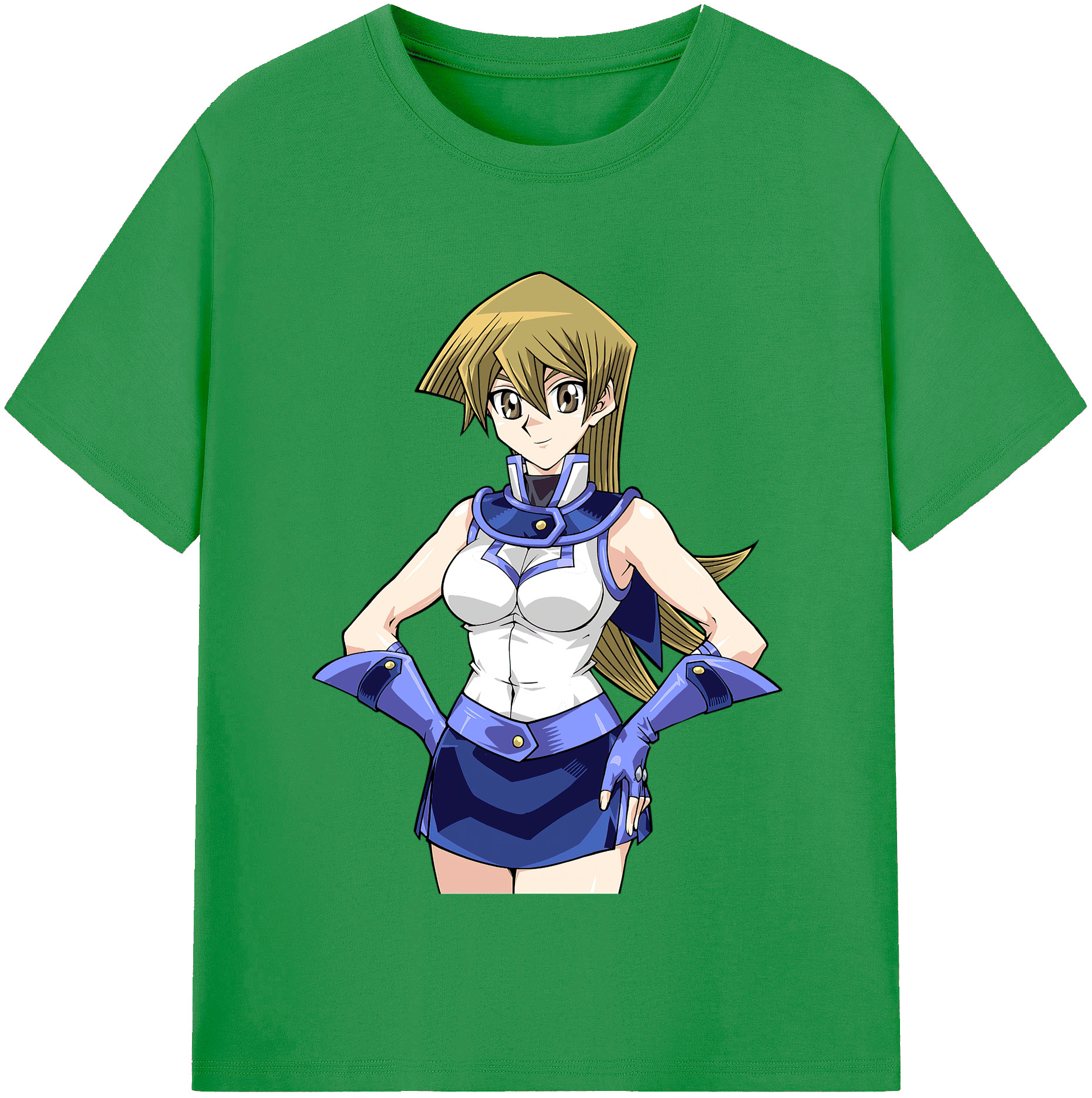 （画像用） 遊☆戯☆王 Yu-Gi-Oh! レディースカジュアルプリントTシャツ（綿100％）