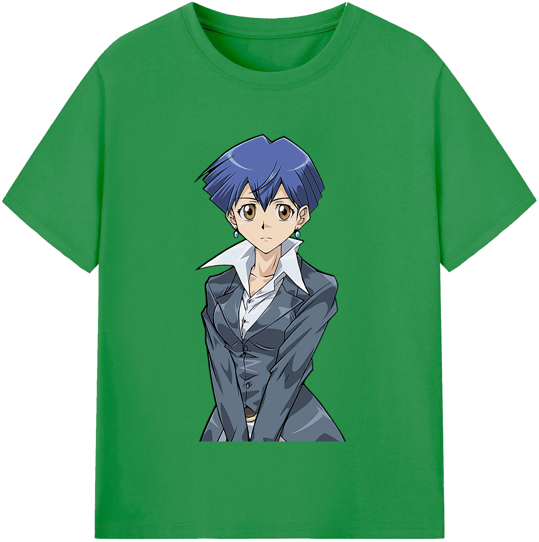 （画像用） 遊☆戯☆王 Yu-Gi-Oh! レディースカジュアルプリントTシャツ（綿100％）
