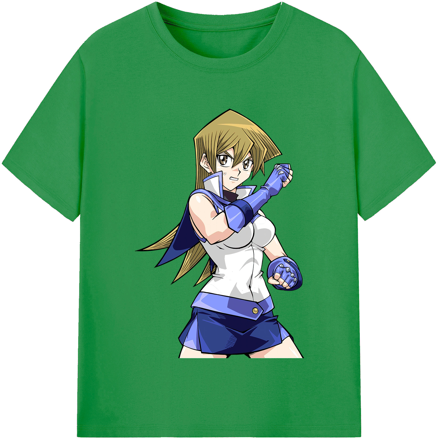 （画像用） 遊☆戯☆王 Yu-Gi-Oh! レディースカジュアルプリントTシャツ（綿100％）