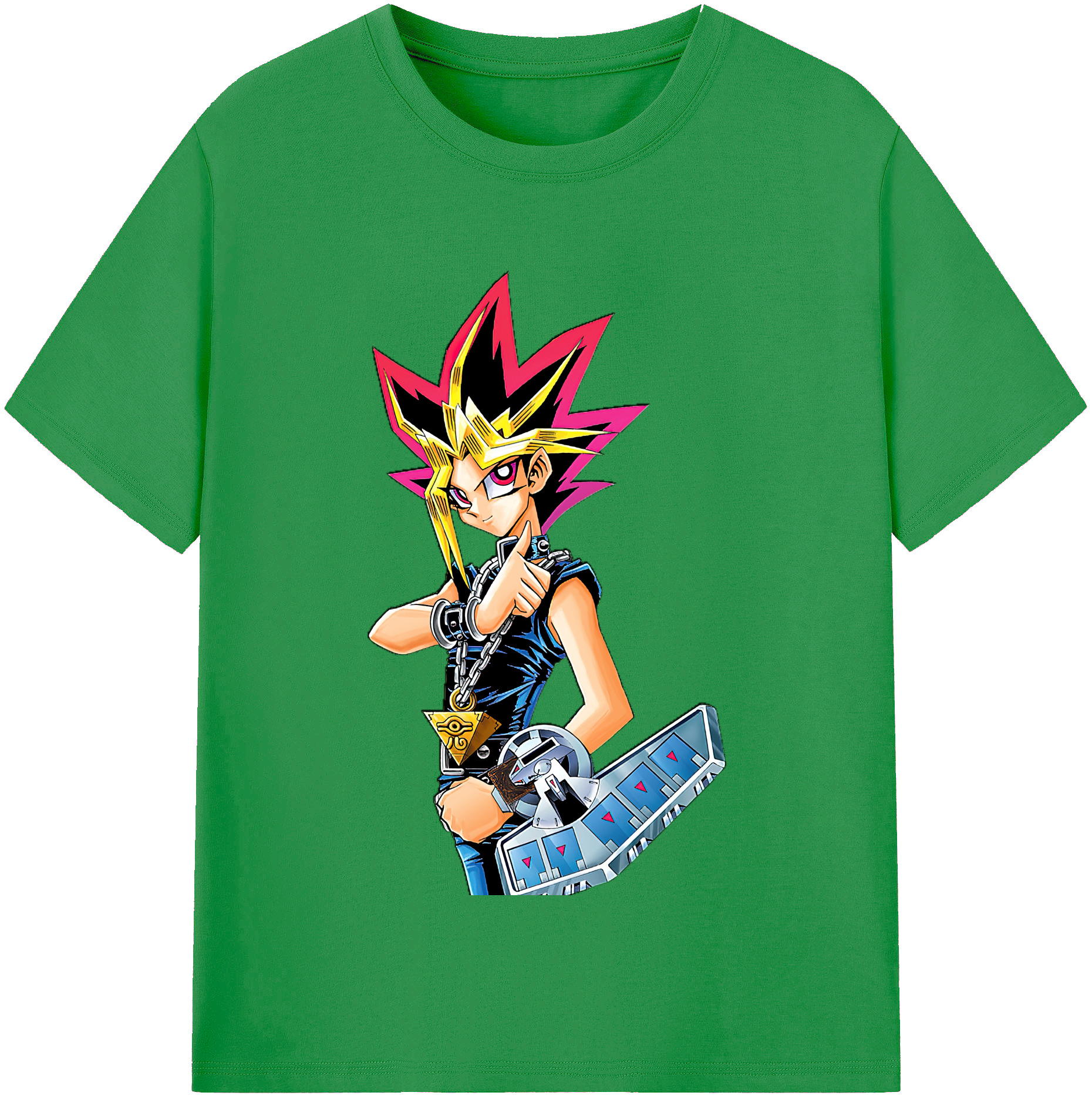 （画像用） 遊☆戯☆王 Yu-Gi-Oh! レディースカジュアルプリントTシャツ（綿100％）