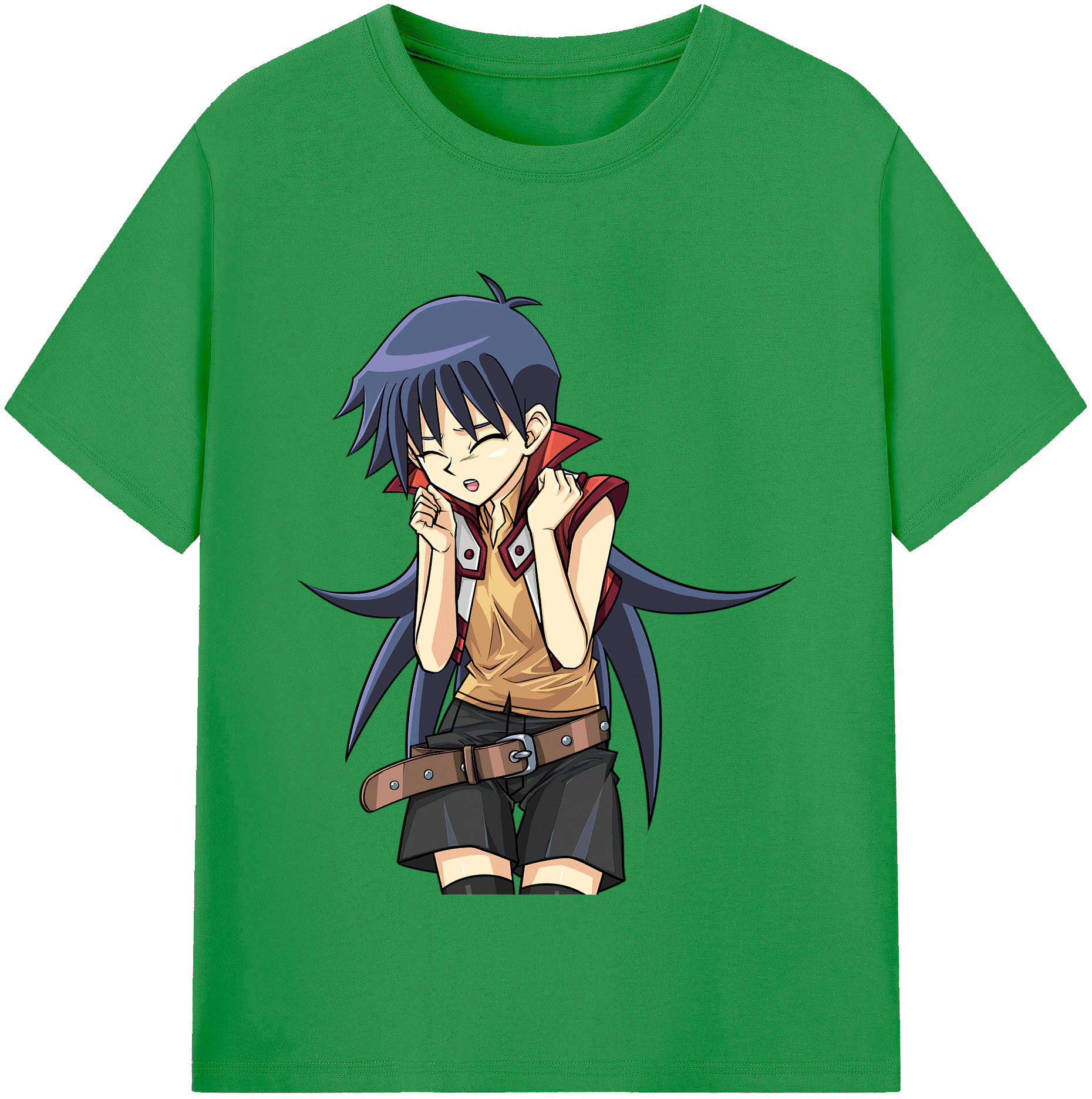 （画像用） 遊☆戯☆王 Yu-Gi-Oh! レディースカジュアルプリントTシャツ（綿100％）
