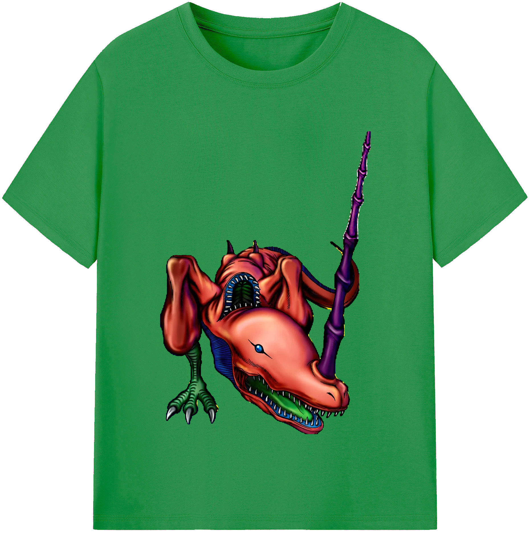 （画像用） 遊☆戯☆王 Yu-Gi-Oh! レディースカジュアルプリントTシャツ（綿100％）