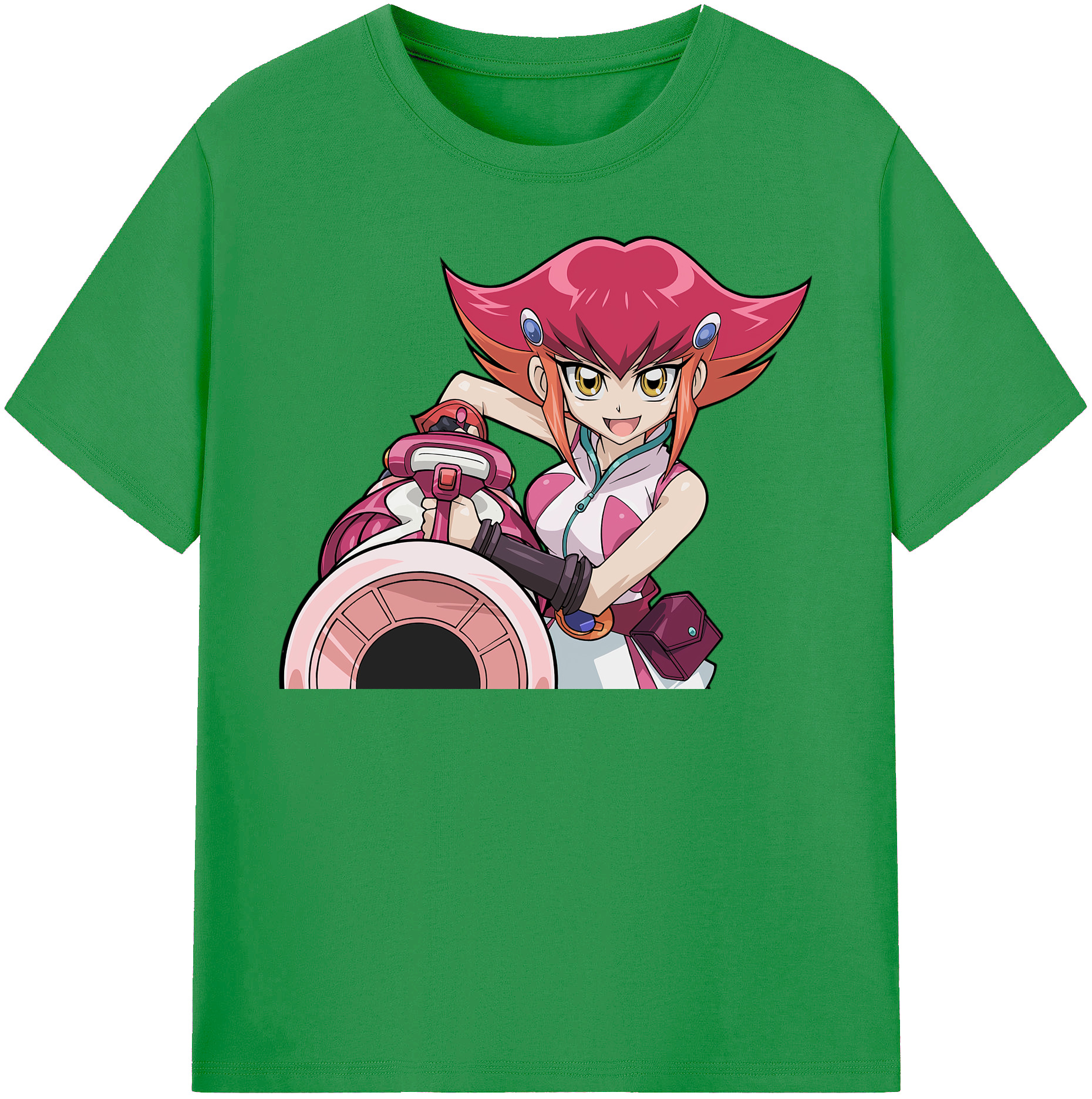 （画像用） 遊☆戯☆王 Yu-Gi-Oh! レディースカジュアルプリントTシャツ（綿100％）