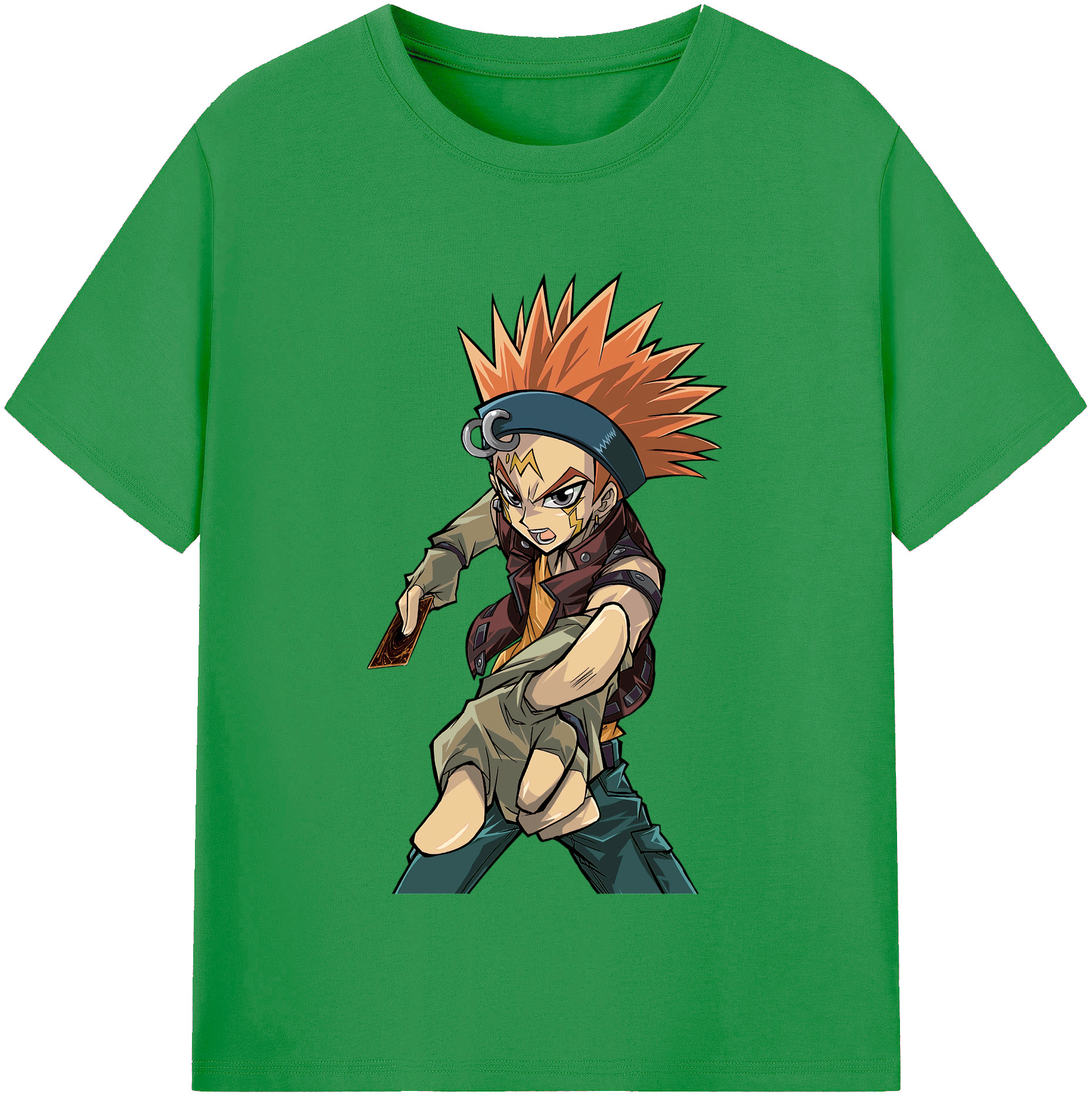 （画像用） 遊☆戯☆王 Yu-Gi-Oh! レディースカジュアルプリントTシャツ（綿100％）