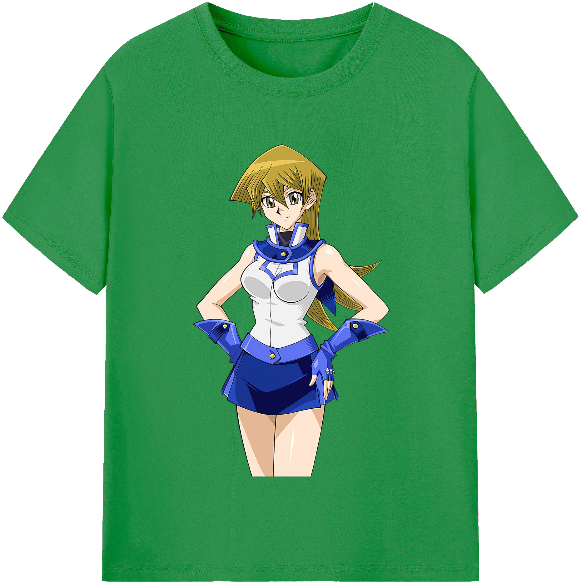 （画像用） 遊☆戯☆王 Yu-Gi-Oh! レディースカジュアルプリントTシャツ（綿100％）