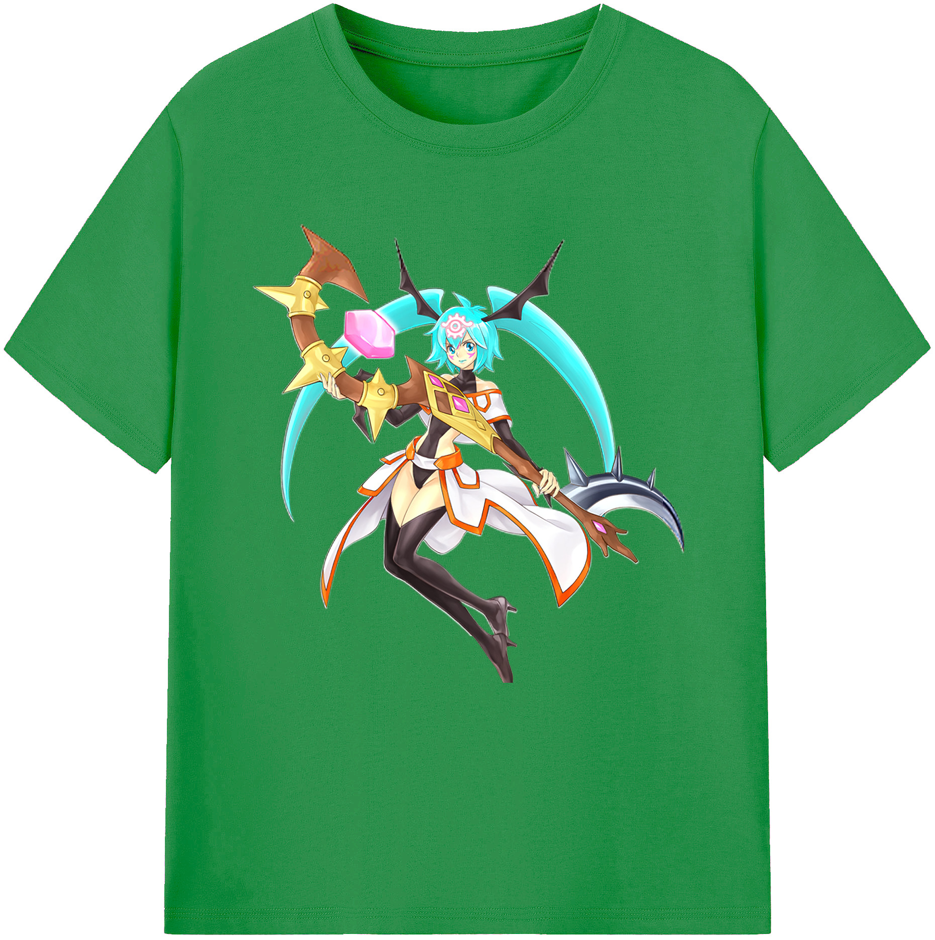（画像用） 遊☆戯☆王 Yu-Gi-Oh! レディースカジュアルプリントTシャツ（綿100％）