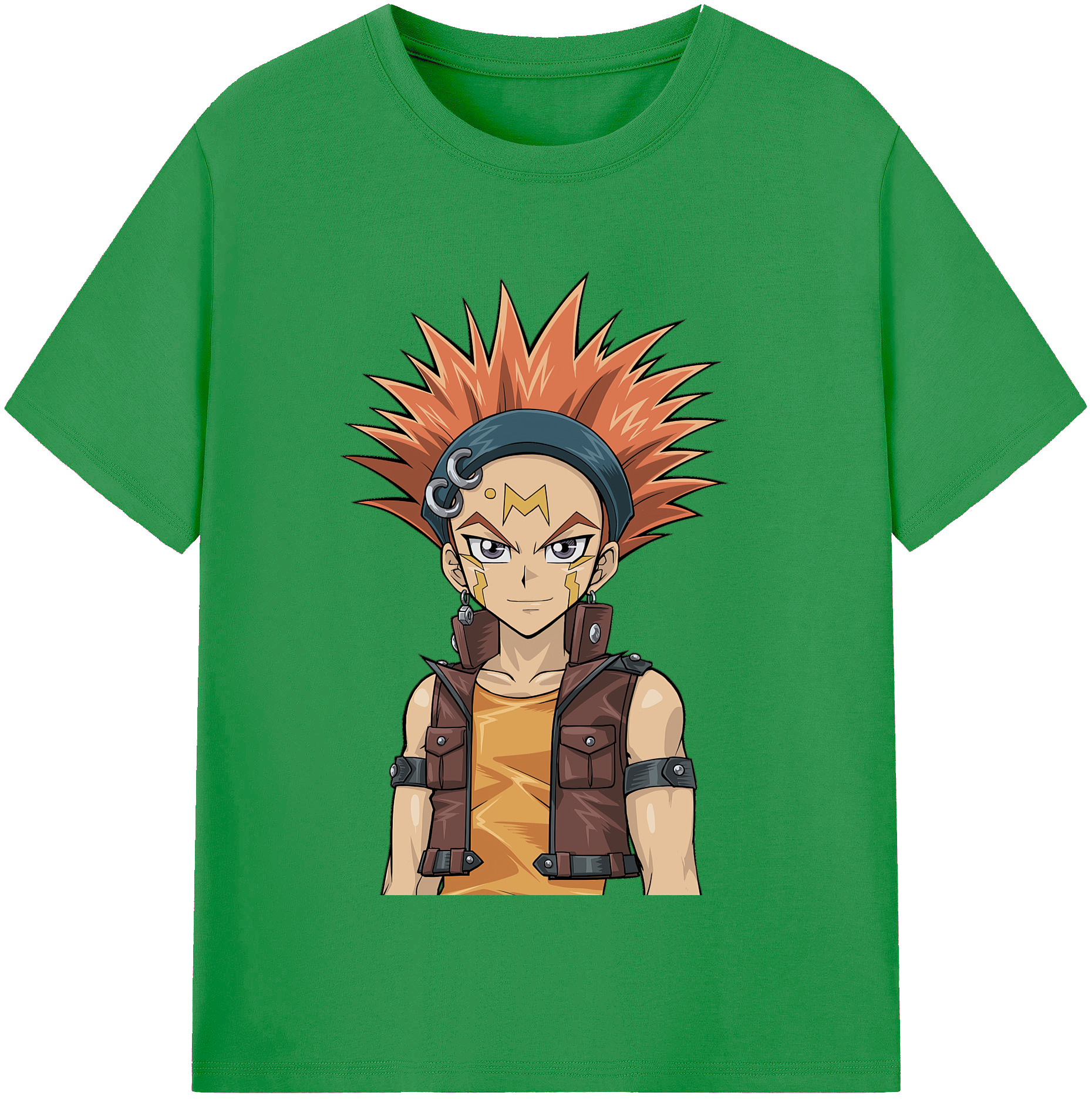（画像用） 遊☆戯☆王 Yu-Gi-Oh! レディースカジュアルプリントTシャツ（綿100％）