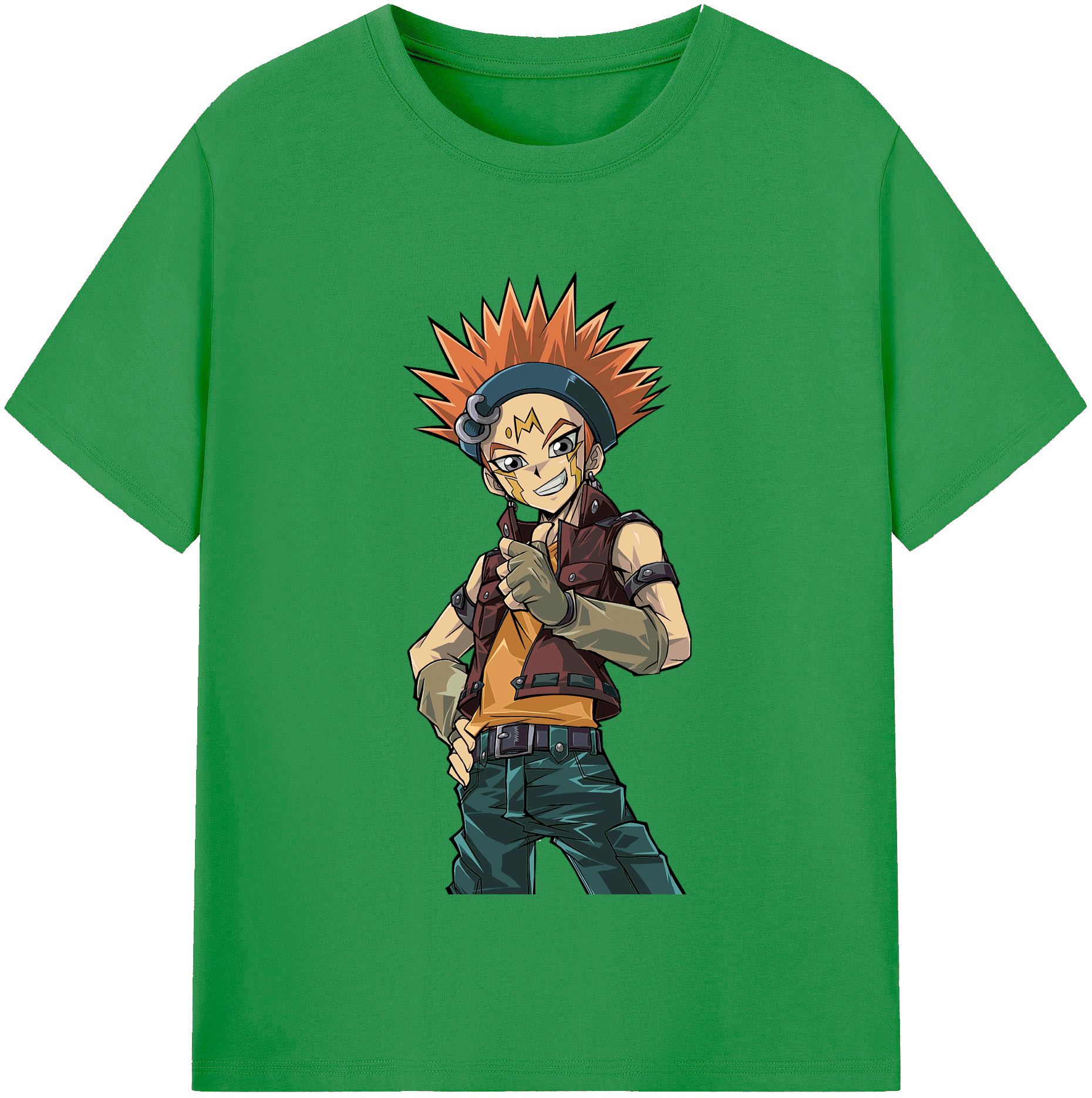 （画像用） 遊☆戯☆王 Yu-Gi-Oh! レディースカジュアルプリントTシャツ（綿100％）