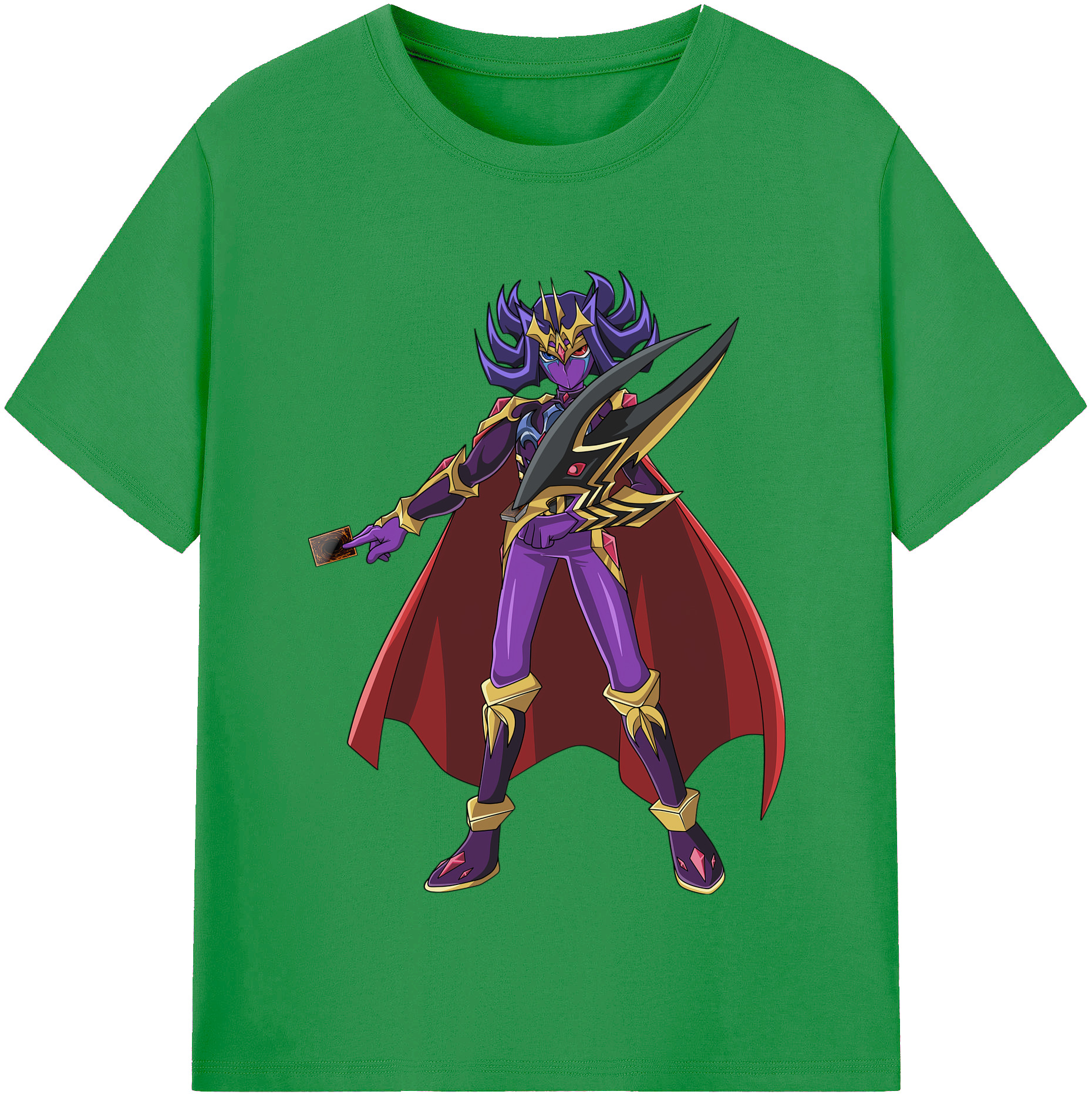 （画像用） 遊☆戯☆王 Yu-Gi-Oh! レディースカジュアルプリントTシャツ（綿100％）