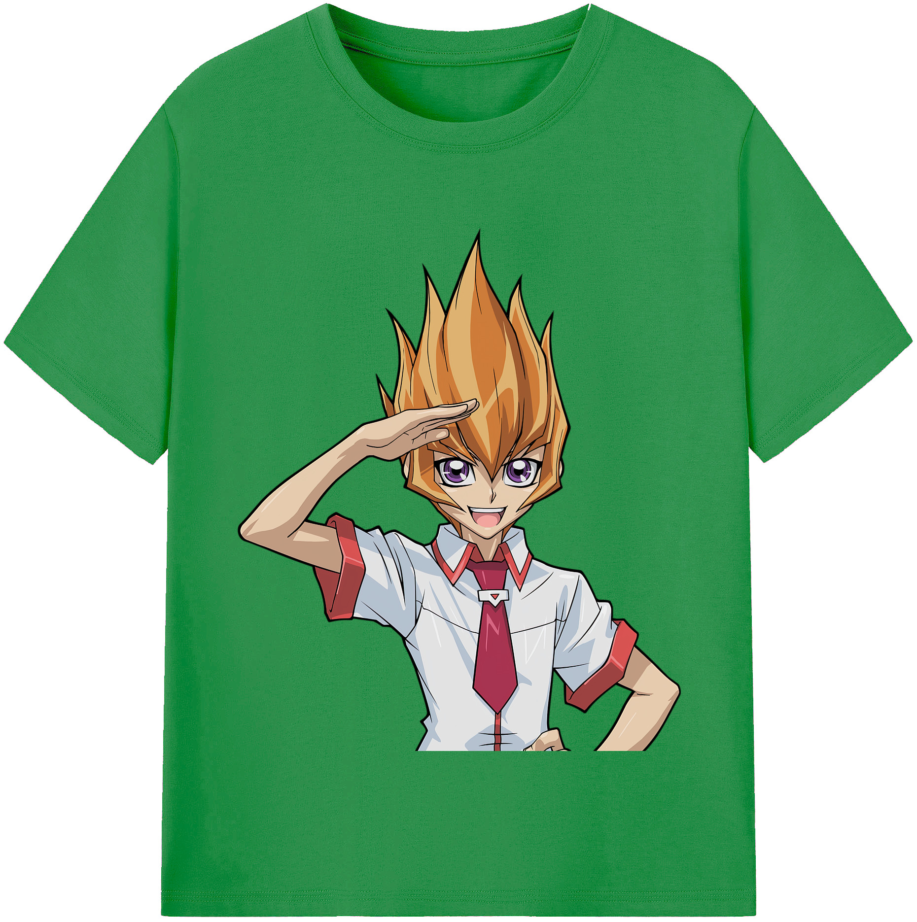（画像用） 遊☆戯☆王 Yu-Gi-Oh! レディースカジュアルプリントTシャツ（綿100％）
