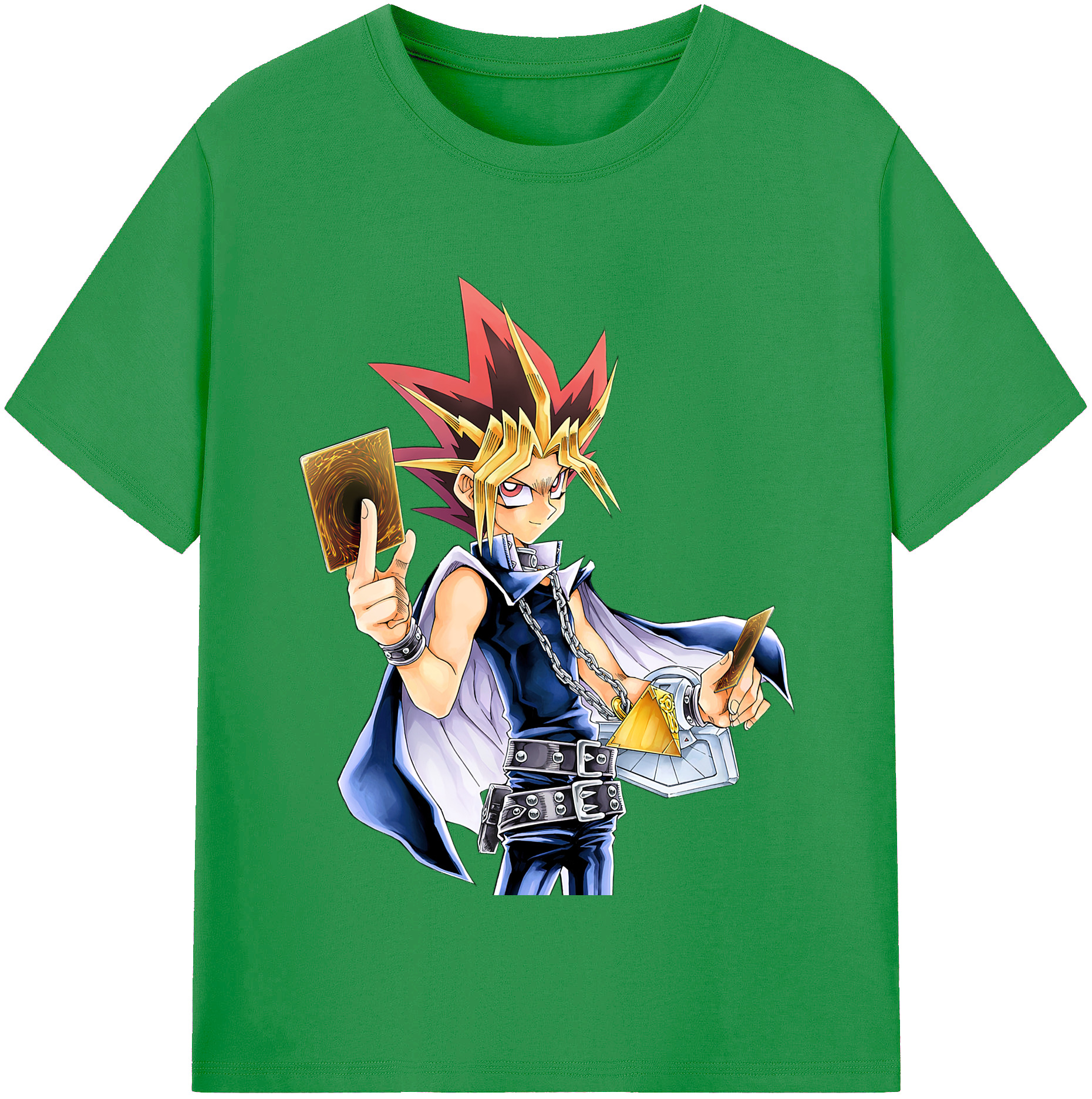 （画像用） 遊☆戯☆王 Yu-Gi-Oh! レディースカジュアルプリントTシャツ（綿100％）