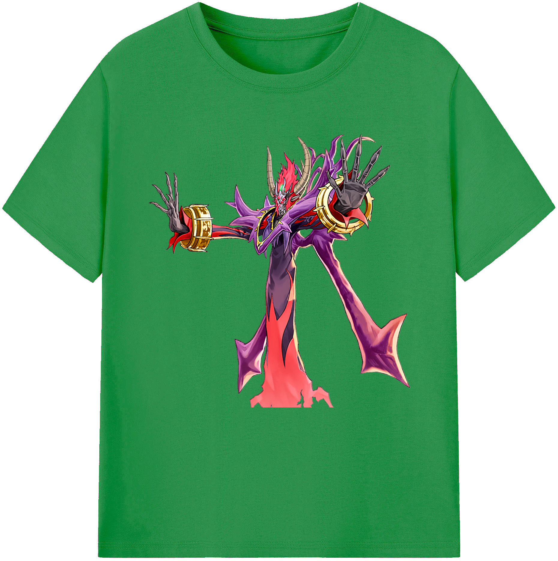 （画像用） 遊☆戯☆王 Yu-Gi-Oh! レディースカジュアルプリントTシャツ（綿100％）