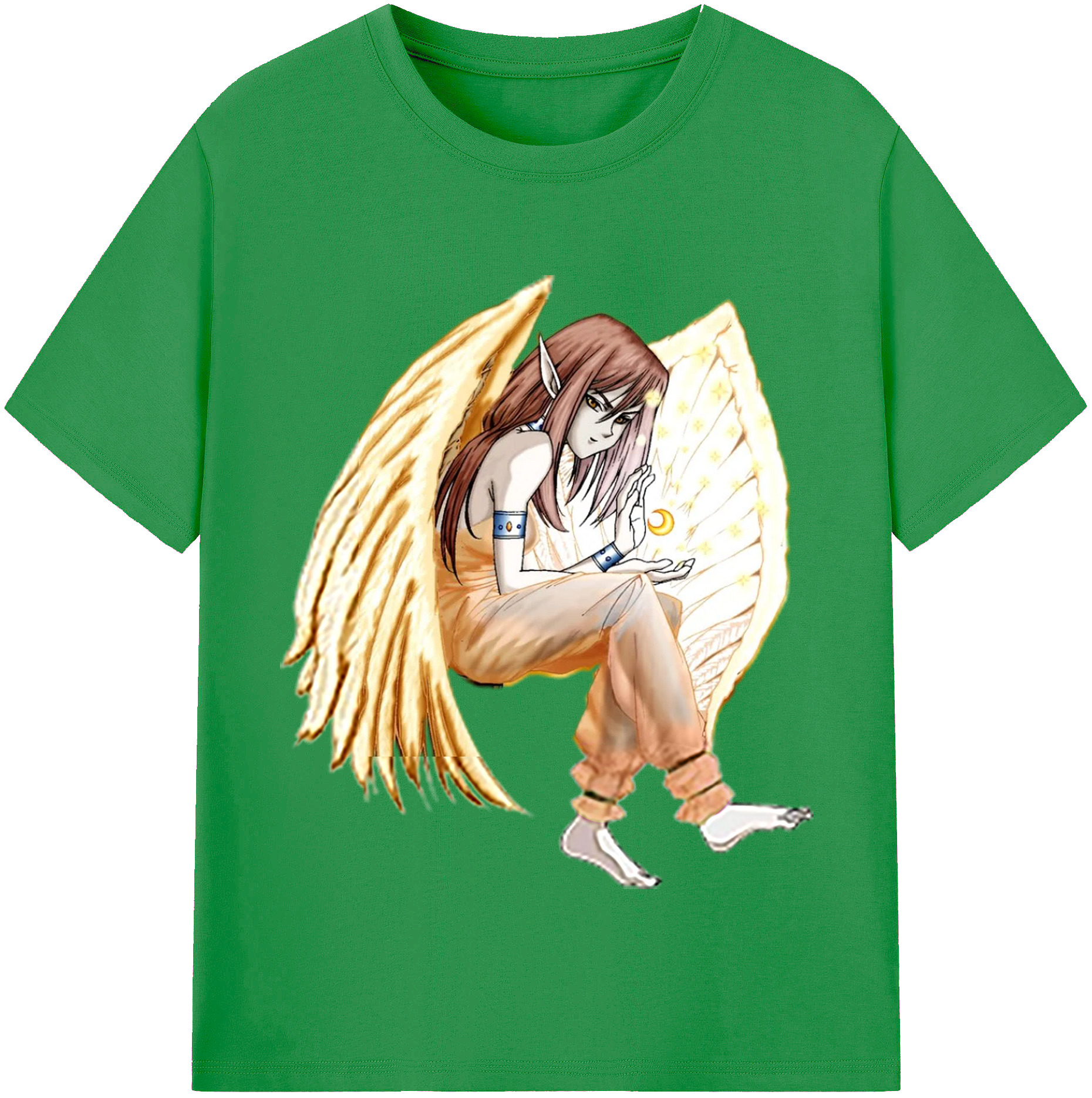 （画像用） 遊☆戯☆王 Yu-Gi-Oh! レディースカジュアルプリントTシャツ（綿100％）
