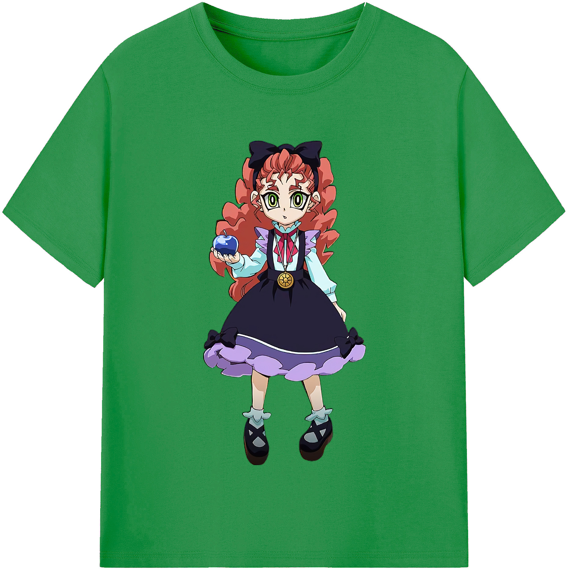 （画像用） 遊☆戯☆王 Yu-Gi-Oh! レディースカジュアルプリントTシャツ（綿100％）