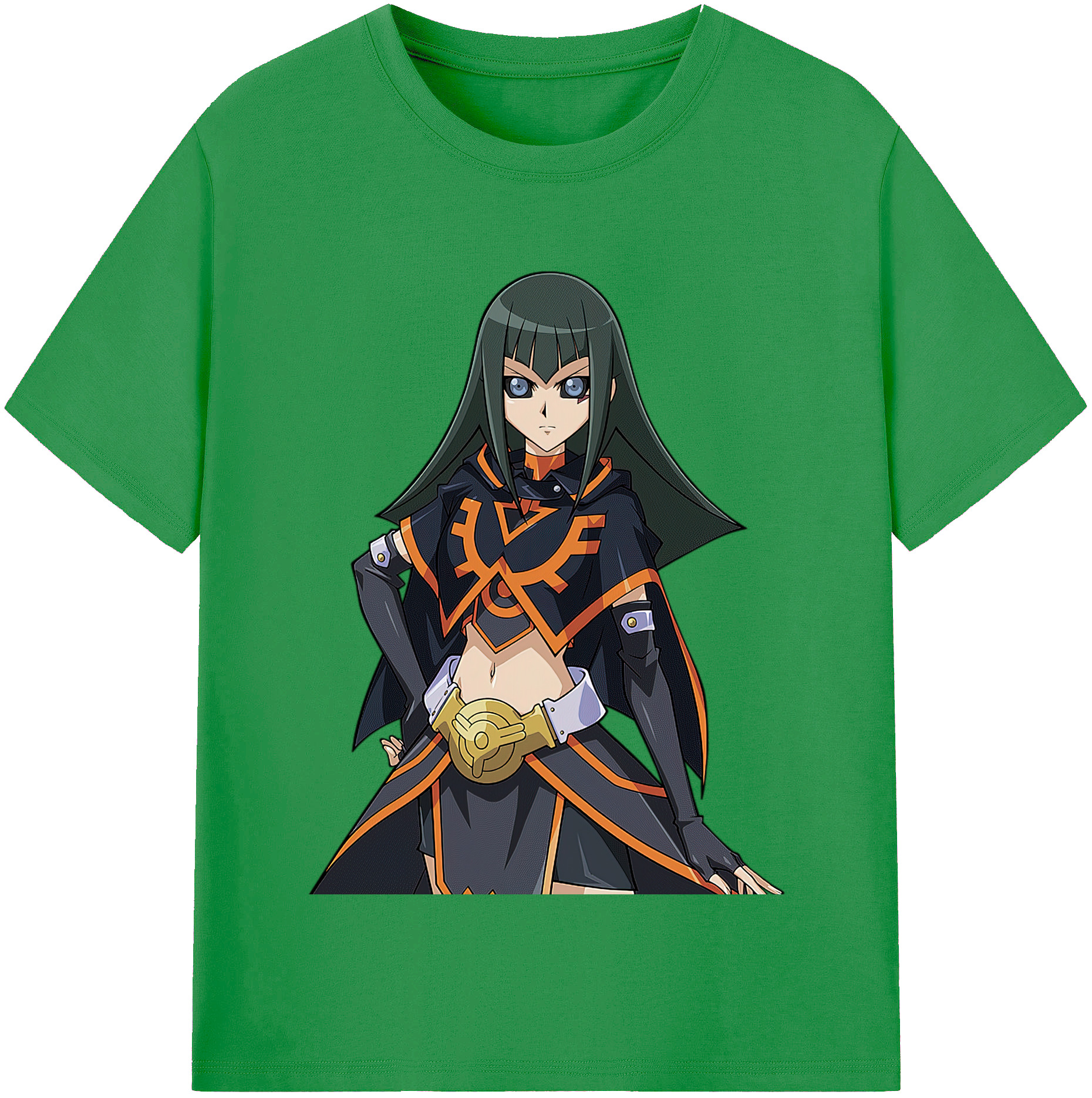 （画像用） 遊☆戯☆王 Yu-Gi-Oh! レディースカジュアルプリントTシャツ（綿100％）