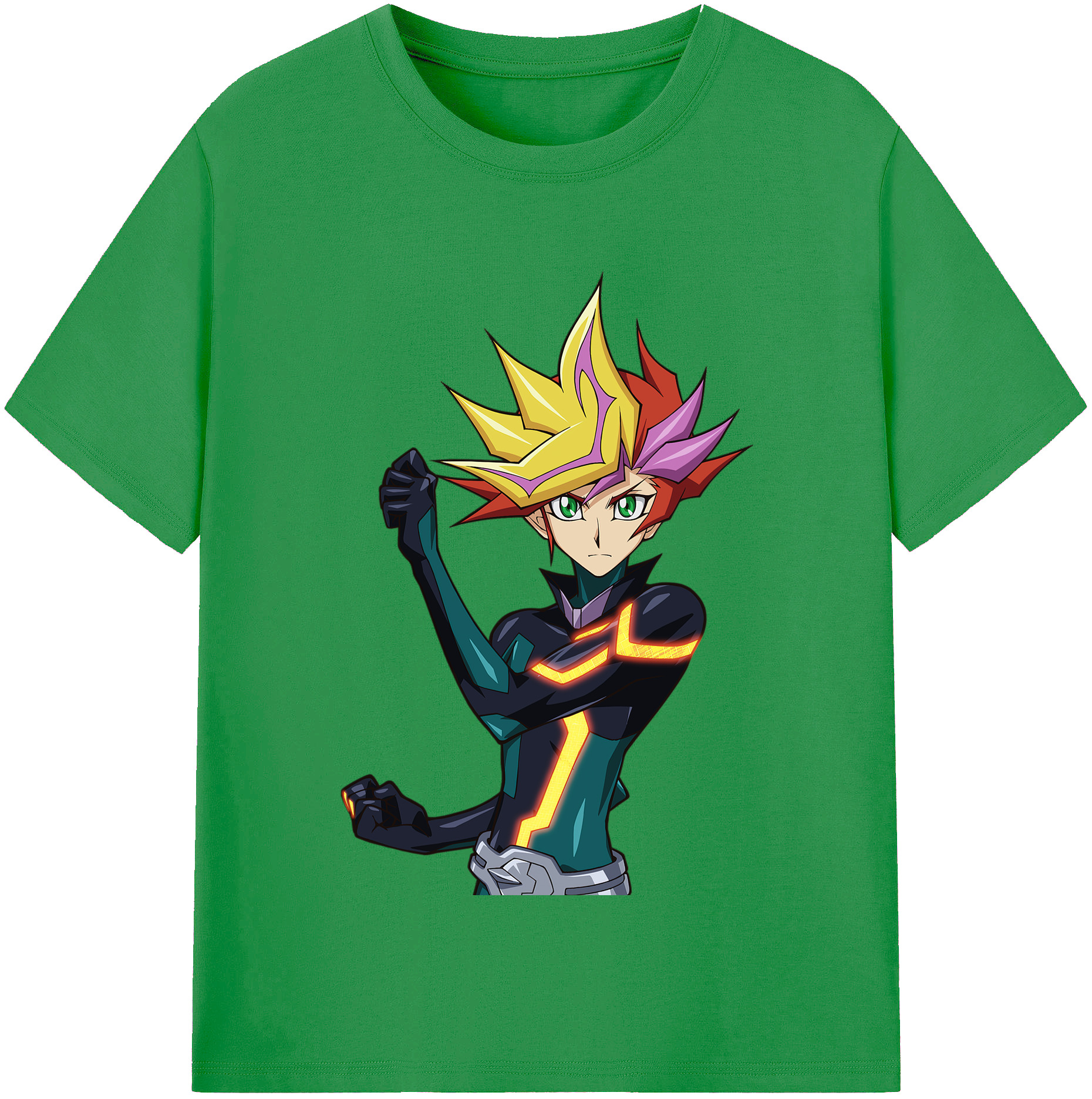 （画像用） 遊☆戯☆王 Yu-Gi-Oh! レディースカジュアルプリントTシャツ（綿100％）