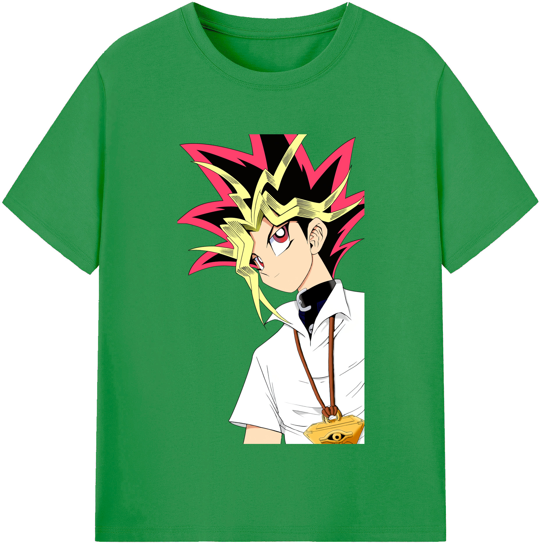 （画像用） 遊☆戯☆王 Yu-Gi-Oh! レディースカジュアルプリントTシャツ（綿100％）