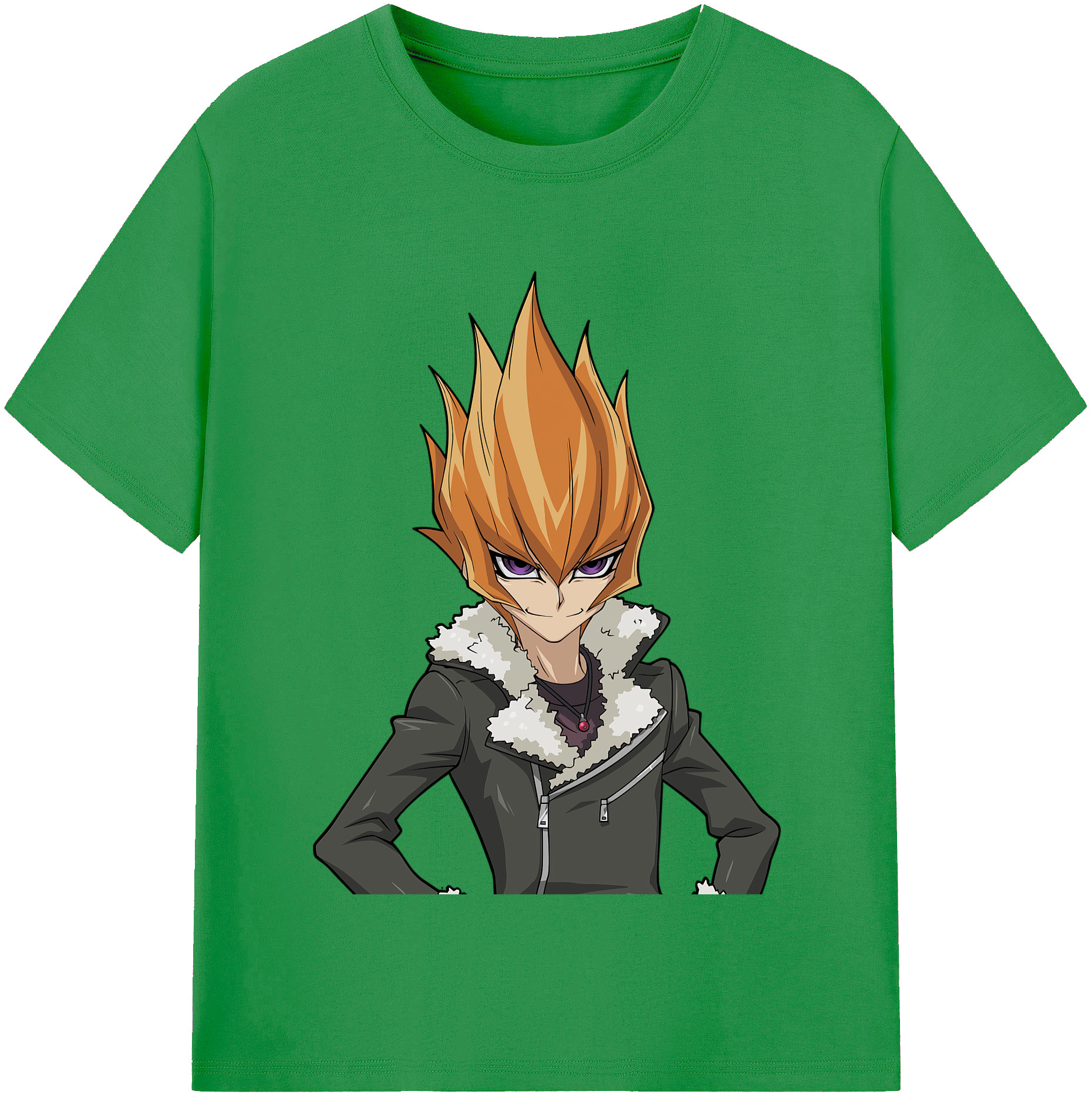 （画像用） 遊☆戯☆王 Yu-Gi-Oh! レディースカジュアルプリントTシャツ（綿100％）