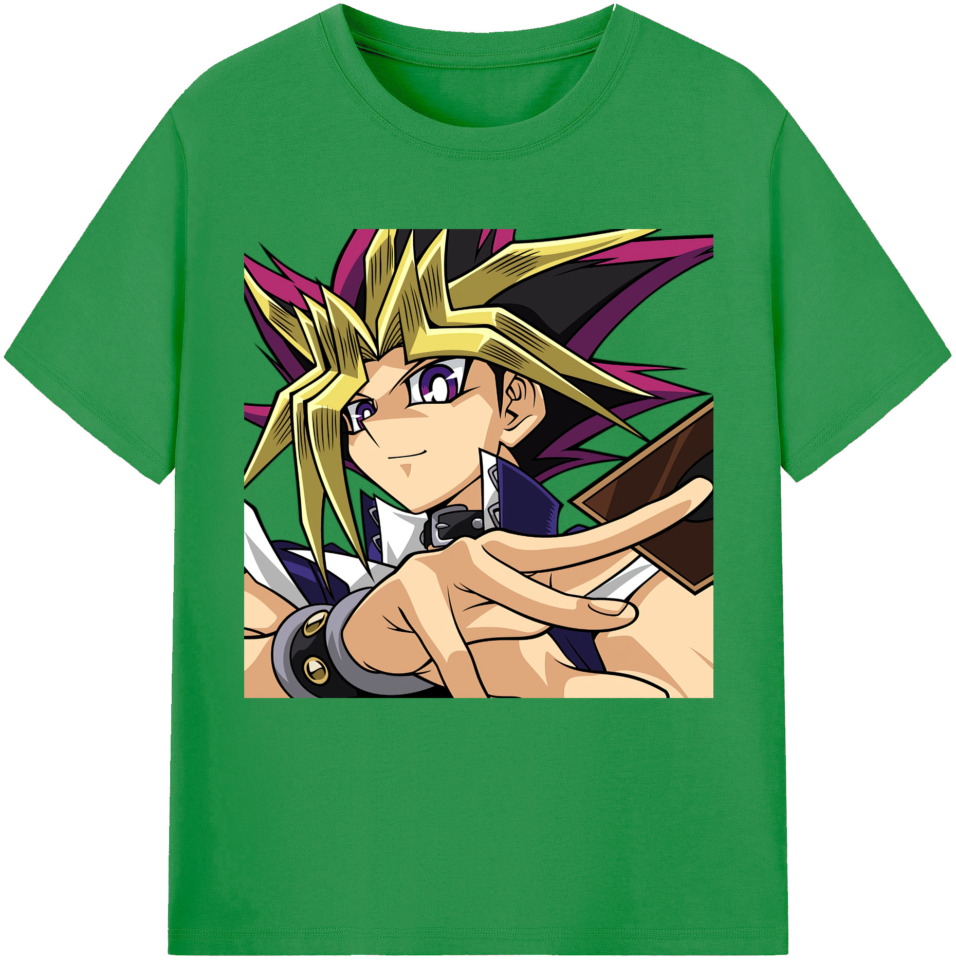 （画像用） 遊☆戯☆王 Yu-Gi-Oh! レディースカジュアルプリントTシャツ（綿100％）