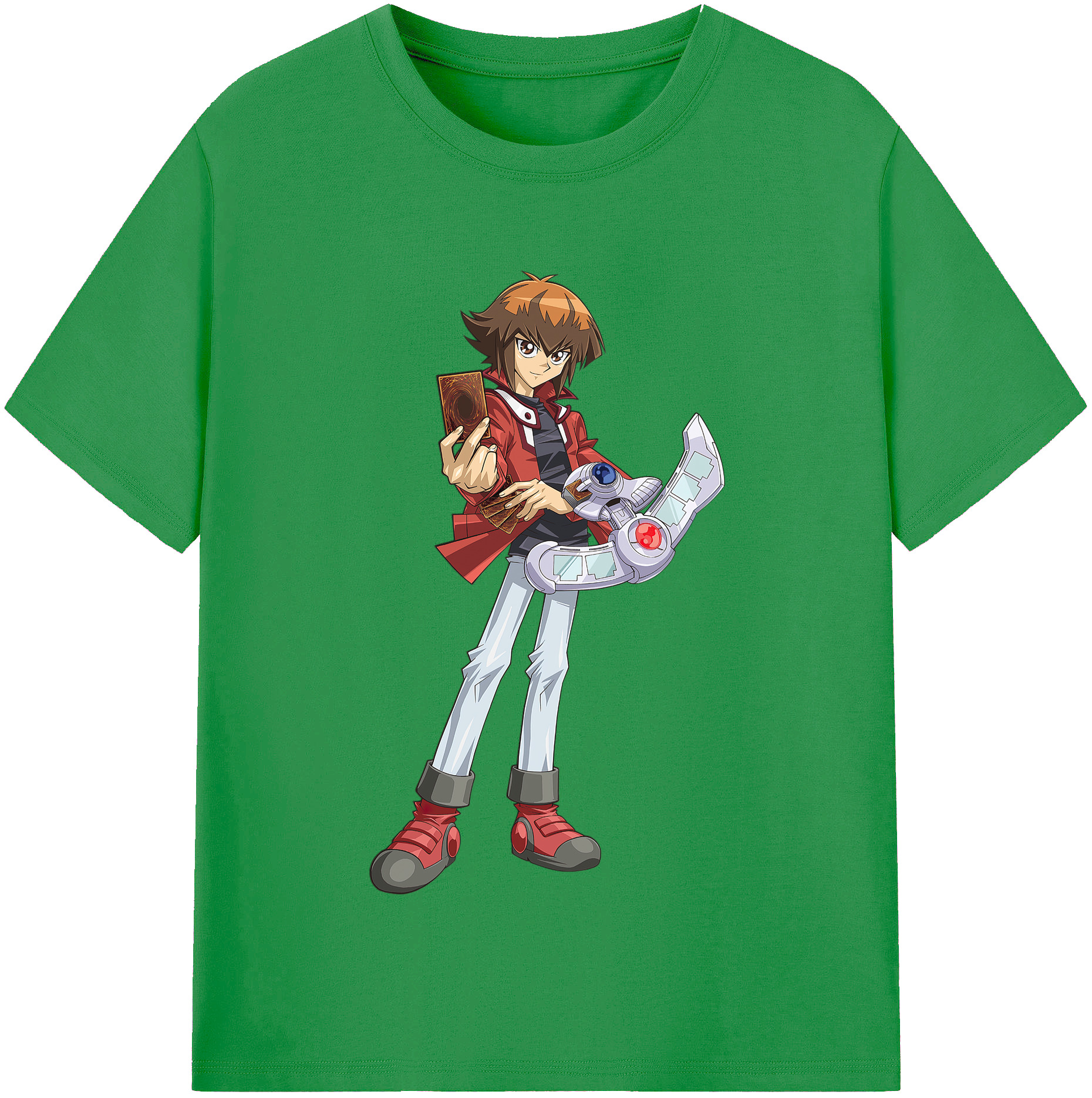 （画像用） 遊☆戯☆王 Yu-Gi-Oh! レディースカジュアルプリントTシャツ（綿100％）