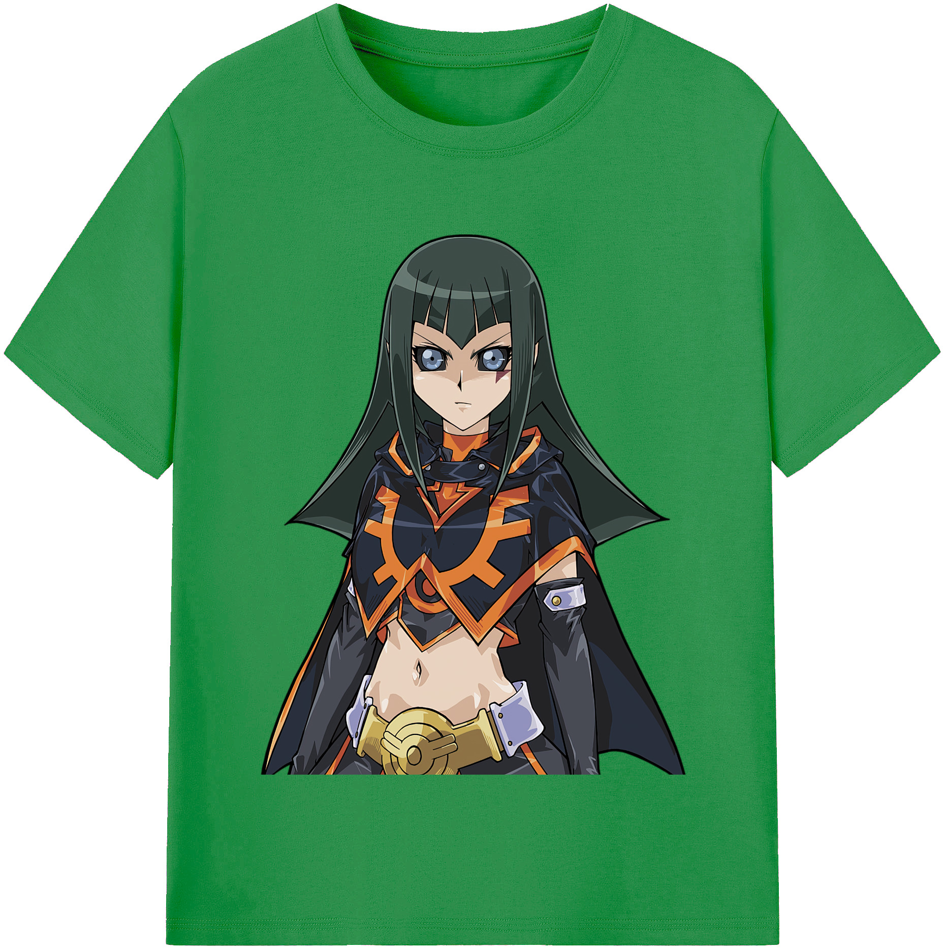 （画像用） 遊☆戯☆王 Yu-Gi-Oh! レディースカジュアルプリントTシャツ（綿100％）