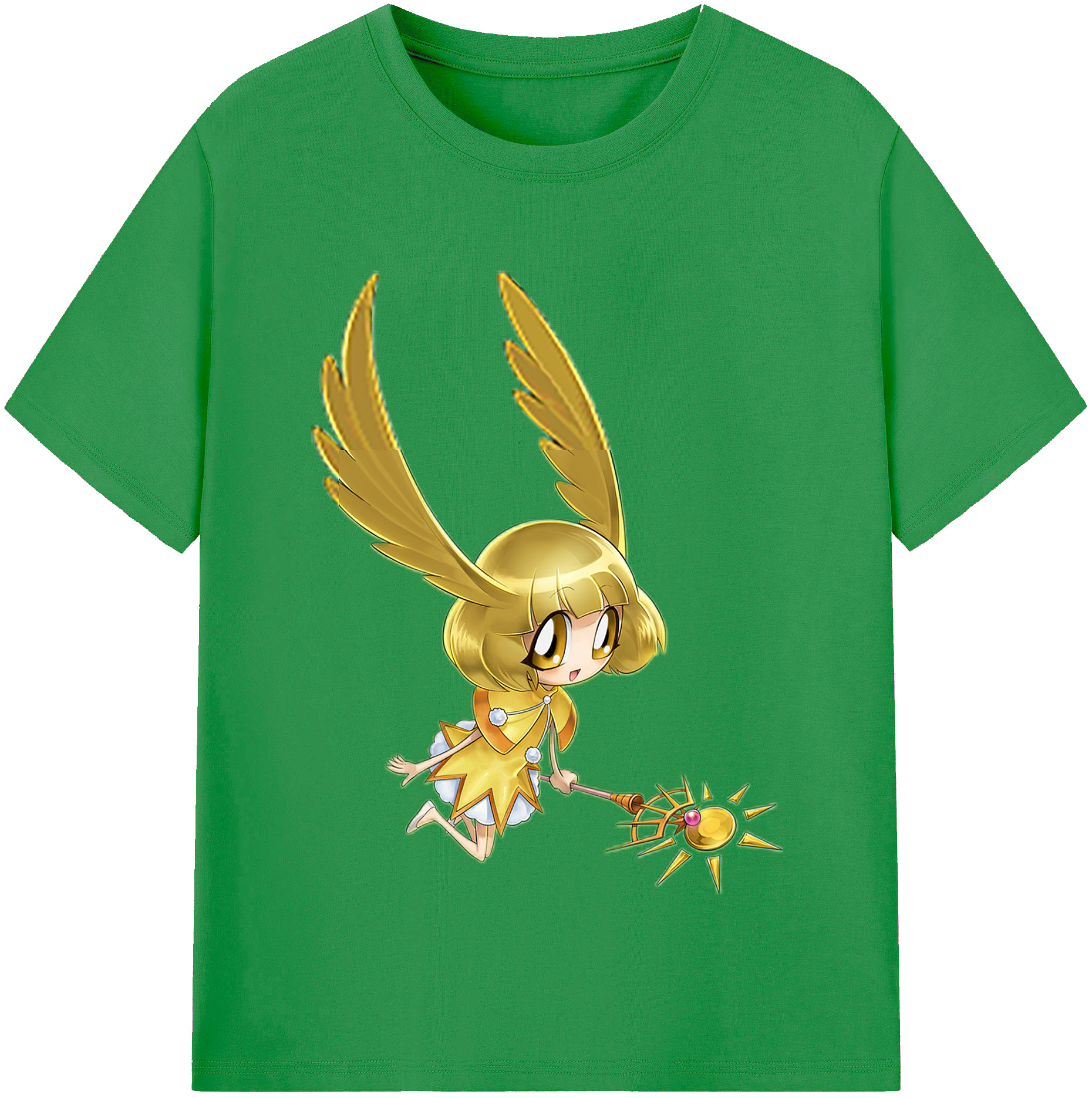 （画像用） 遊☆戯☆王 Yu-Gi-Oh! レディースカジュアルプリントTシャツ（綿100％）