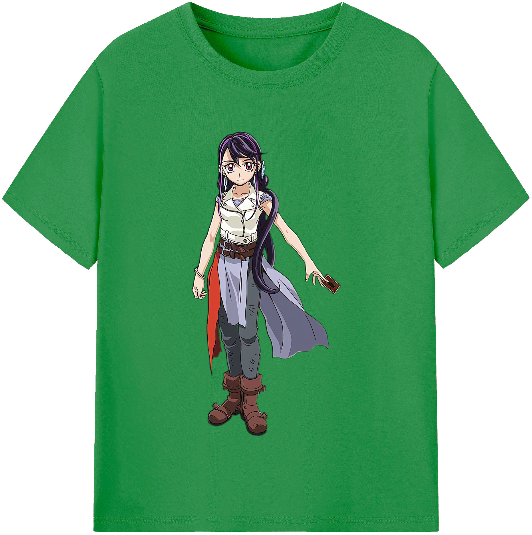 （画像用） 遊☆戯☆王 Yu-Gi-Oh! レディースカジュアルプリントTシャツ（綿100％）
