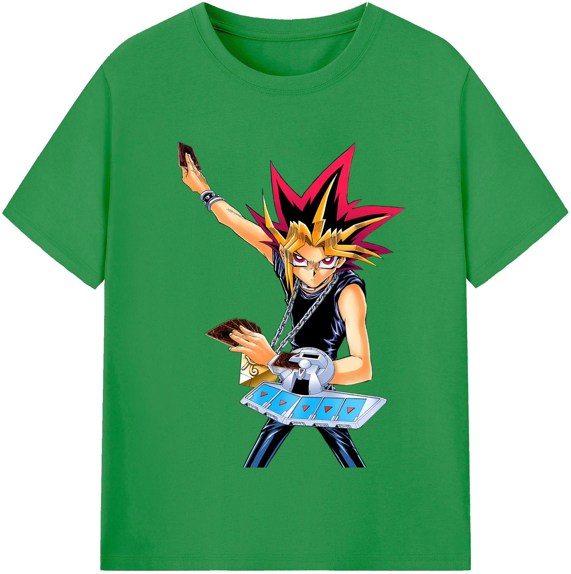 （画像用） 遊☆戯☆王 Yu-Gi-Oh! レディースカジュアルプリントTシャツ（綿100％）