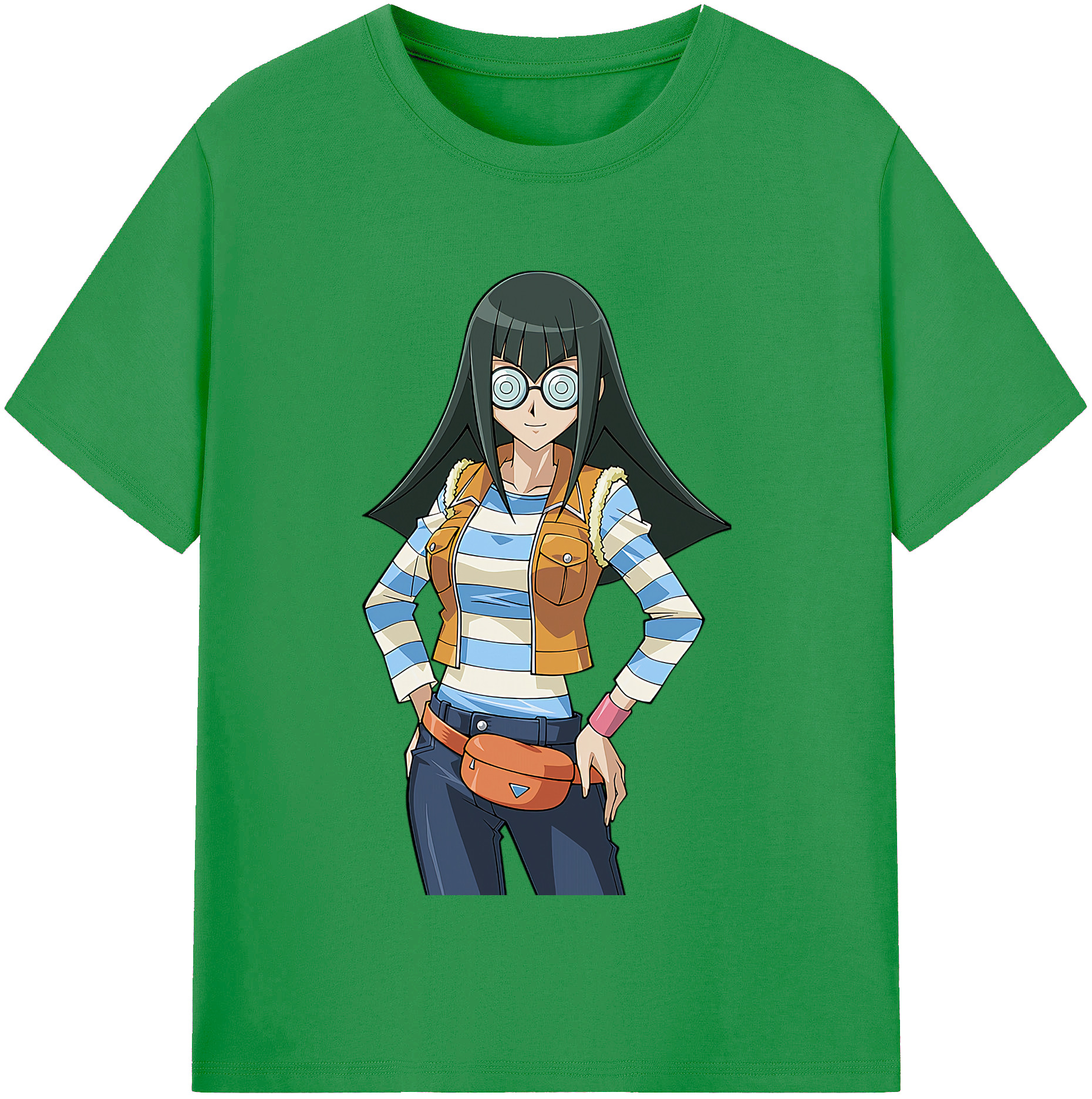 （画像用） 遊☆戯☆王 Yu-Gi-Oh! レディースカジュアルプリントTシャツ（綿100％）