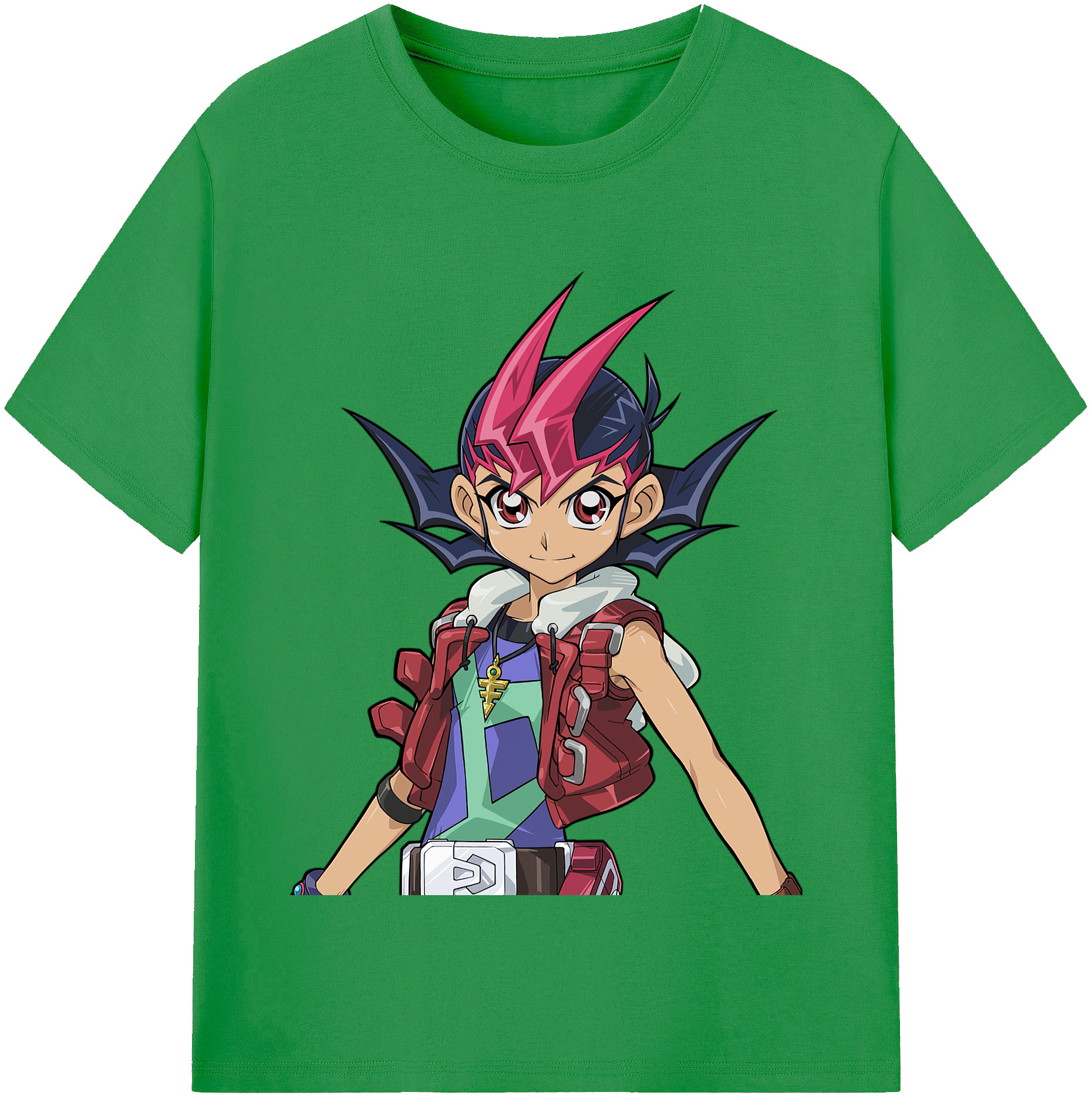 （画像用） 遊☆戯☆王 Yu-Gi-Oh! レディースカジュアルプリントTシャツ（綿100％）