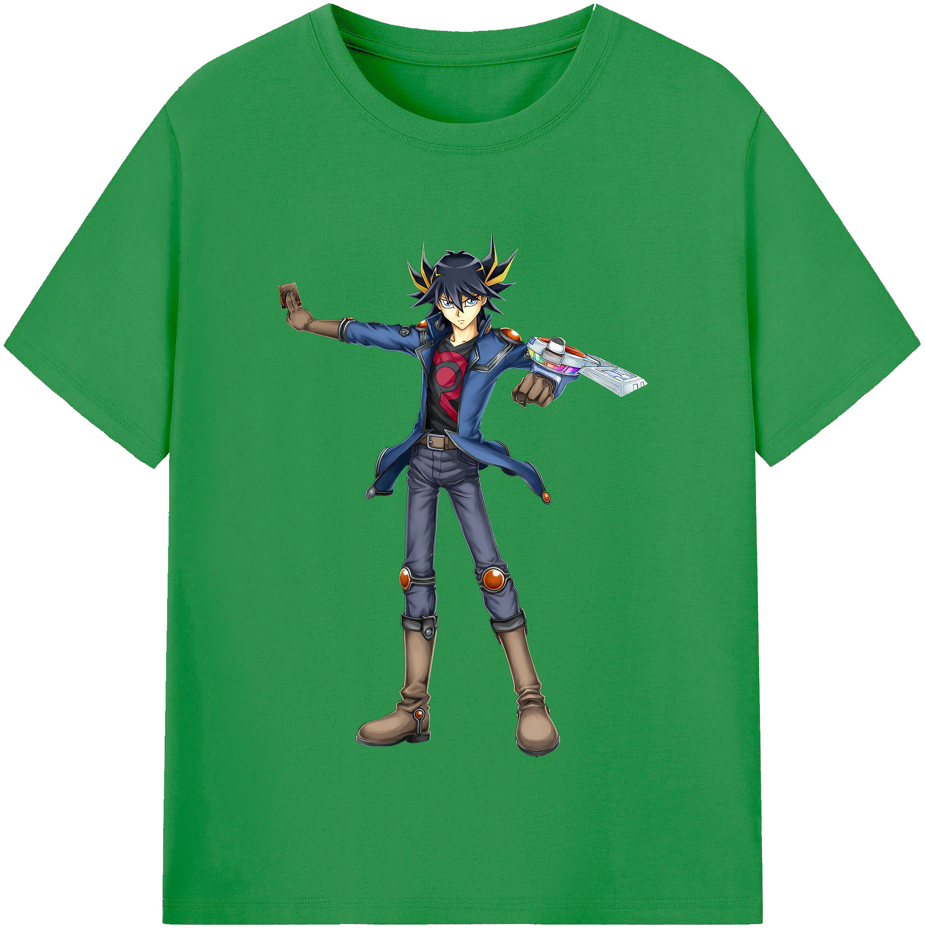 （画像用） 遊☆戯☆王 Yu-Gi-Oh! レディースカジュアルプリントTシャツ（綿100％）