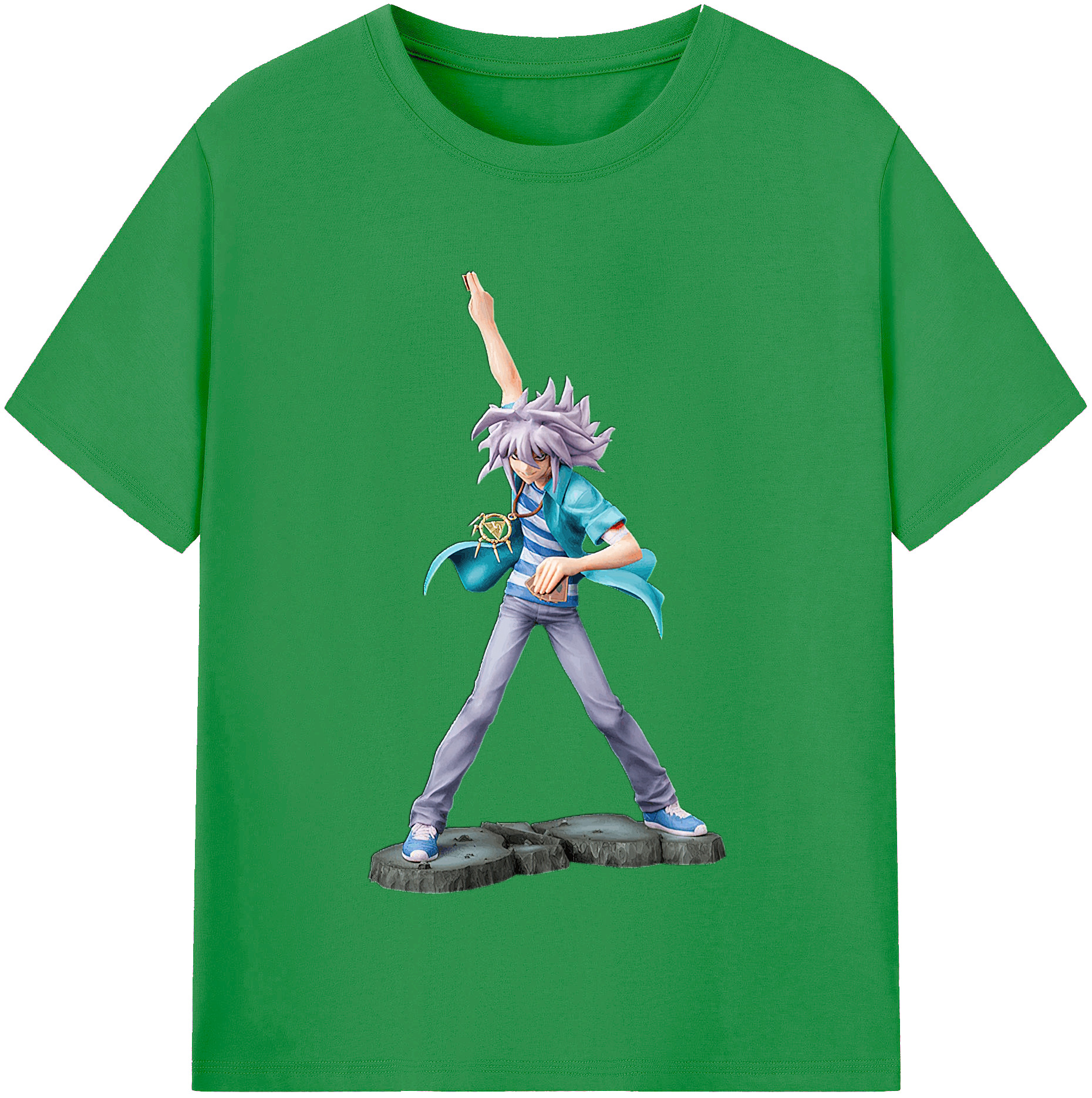 （画像用） 遊☆戯☆王 Yu-Gi-Oh! レディースカジュアルプリントTシャツ（綿100％）