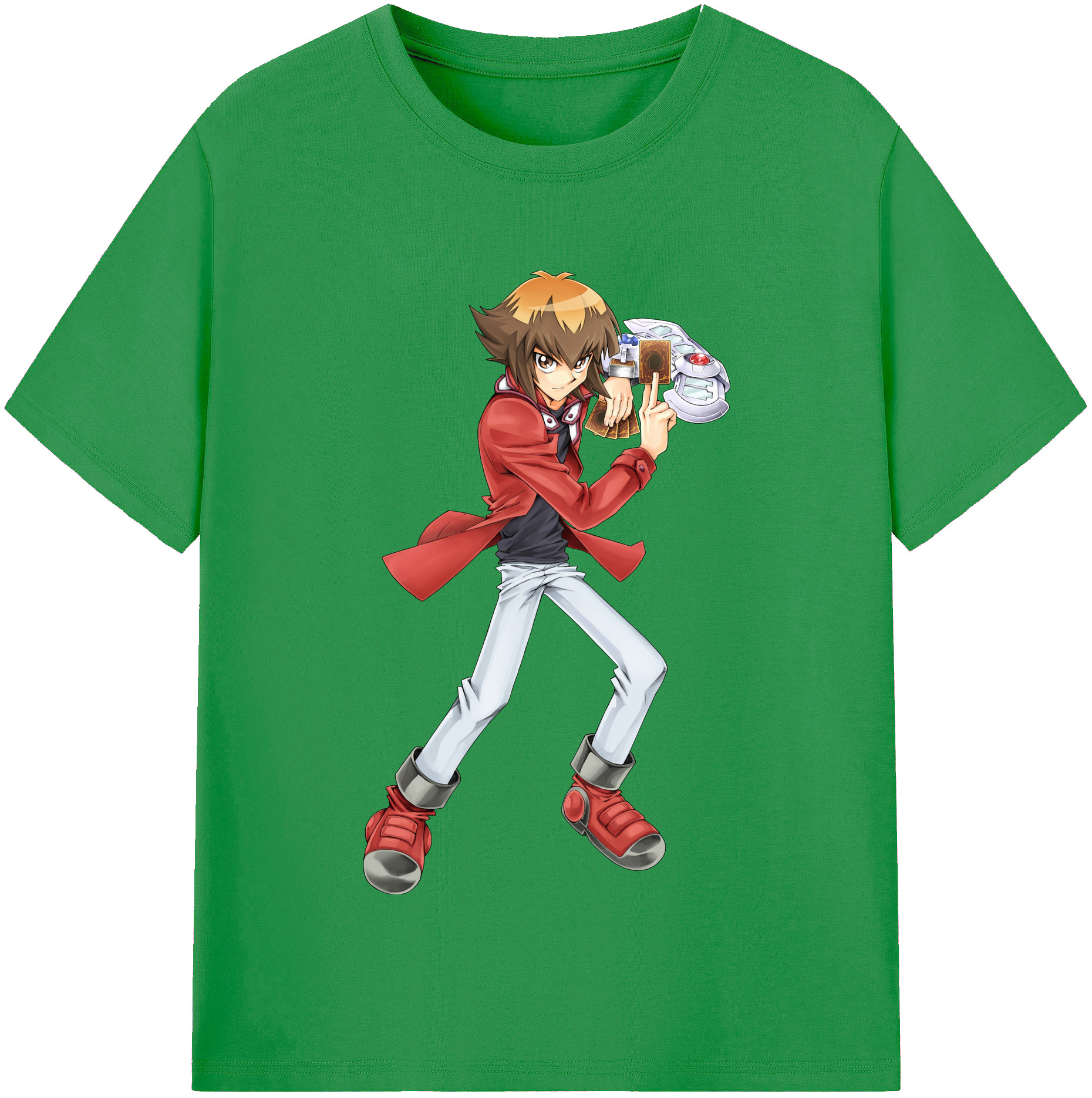 （画像用） 遊☆戯☆王 Yu-Gi-Oh! レディースカジュアルプリントTシャツ（綿100％）
