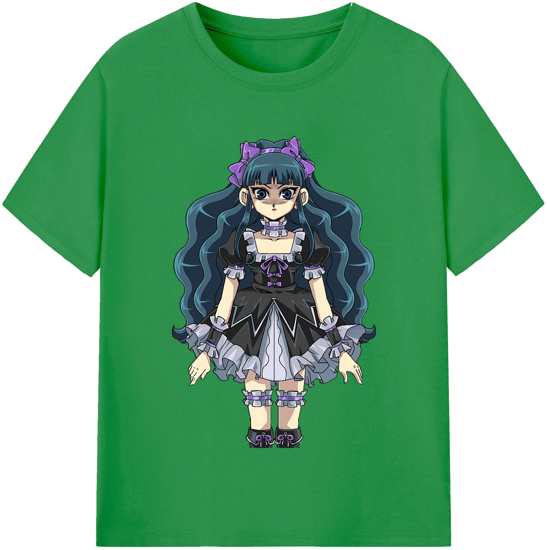 （画像用） 遊☆戯☆王 Yu-Gi-Oh! レディースカジュアルプリントTシャツ（綿100％）