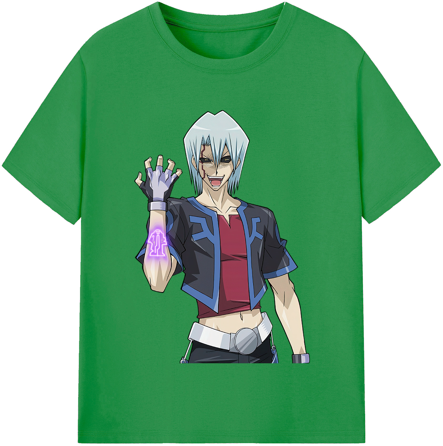 （画像用） 遊☆戯☆王 Yu-Gi-Oh! レディースカジュアルプリントTシャツ（綿100％）