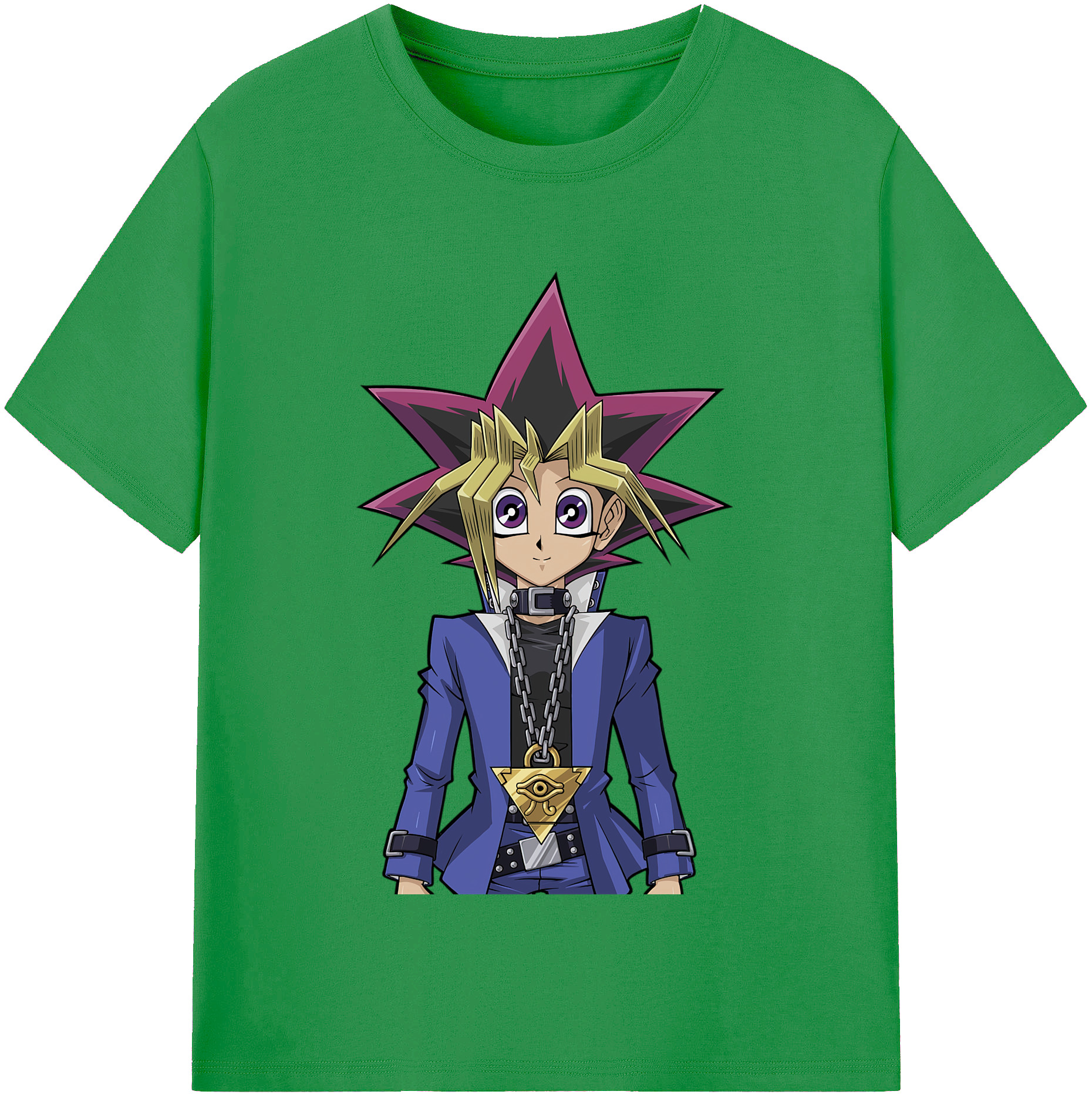 （画像用） 遊☆戯☆王 Yu-Gi-Oh! レディースカジュアルプリントTシャツ（綿100％）