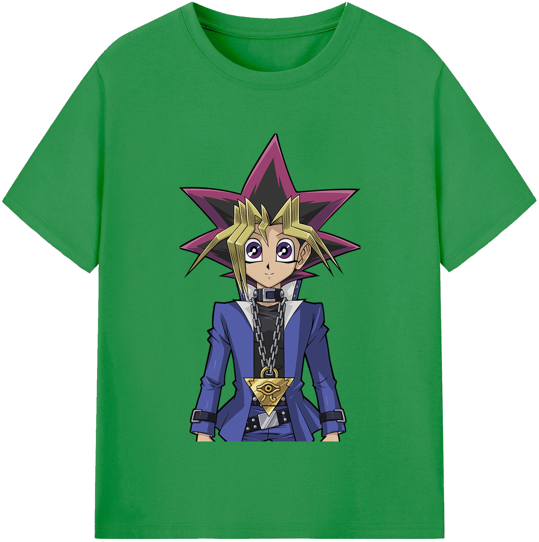 （画像用） 遊☆戯☆王 Yu-Gi-Oh! レディースカジュアルプリントTシャツ（綿100％）