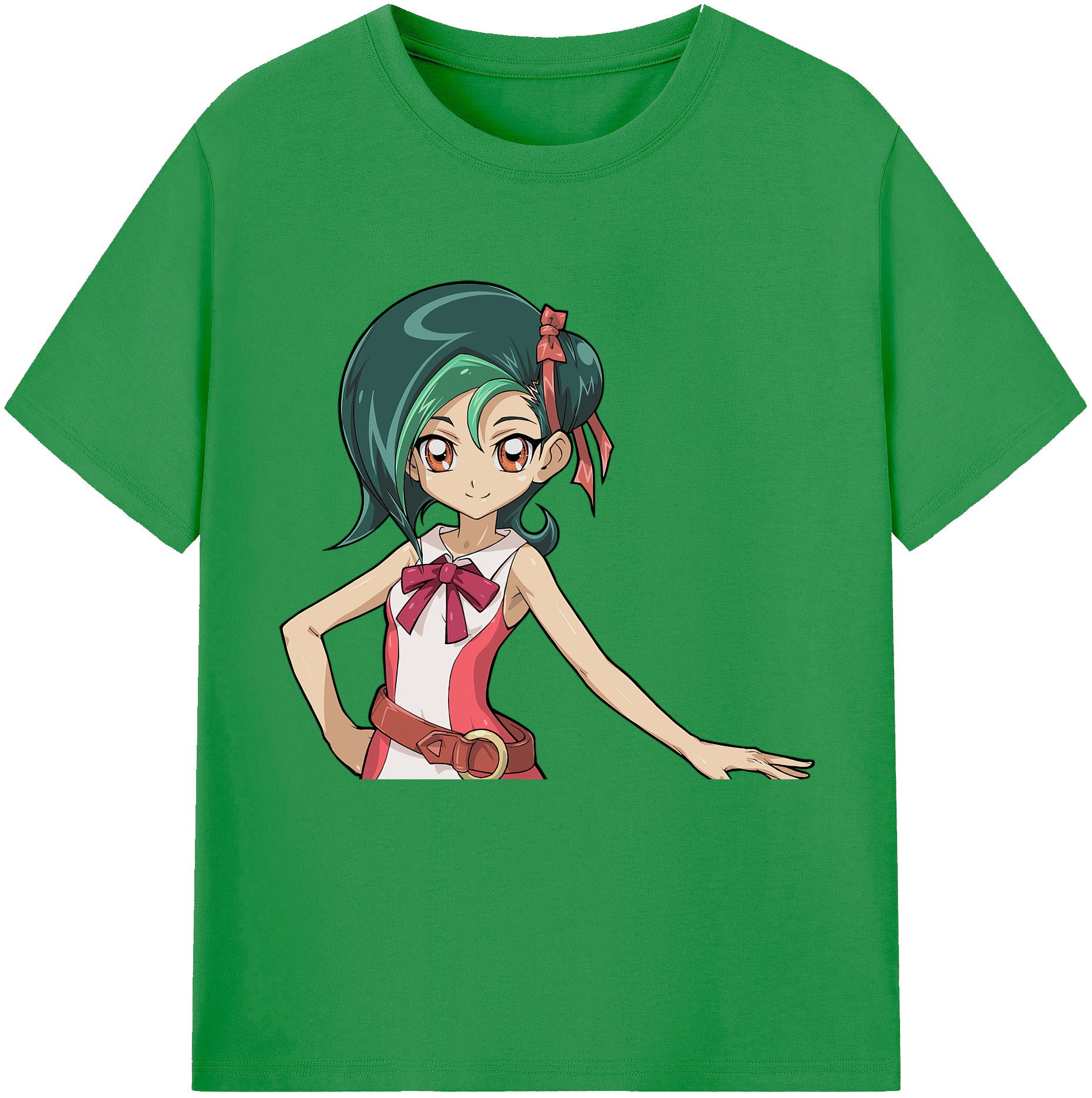 （画像用） 遊☆戯☆王 Yu-Gi-Oh! レディースカジュアルプリントTシャツ（綿100％）